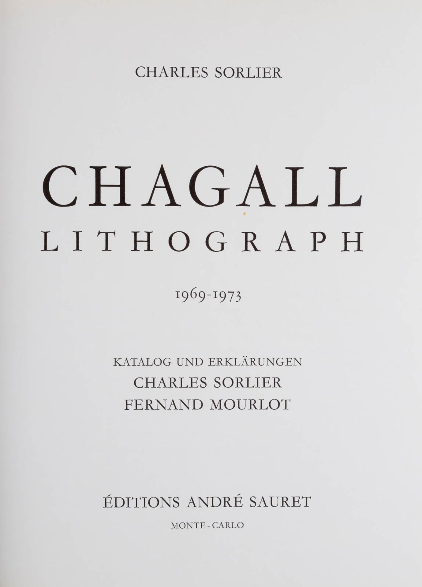 MARC CHAGALL 1887 Witebsk - 1985 Paul de Vence 'CHAGALL LITHOGRAPH' (SECHS BÄNDE DES - Bild 12 aus 19