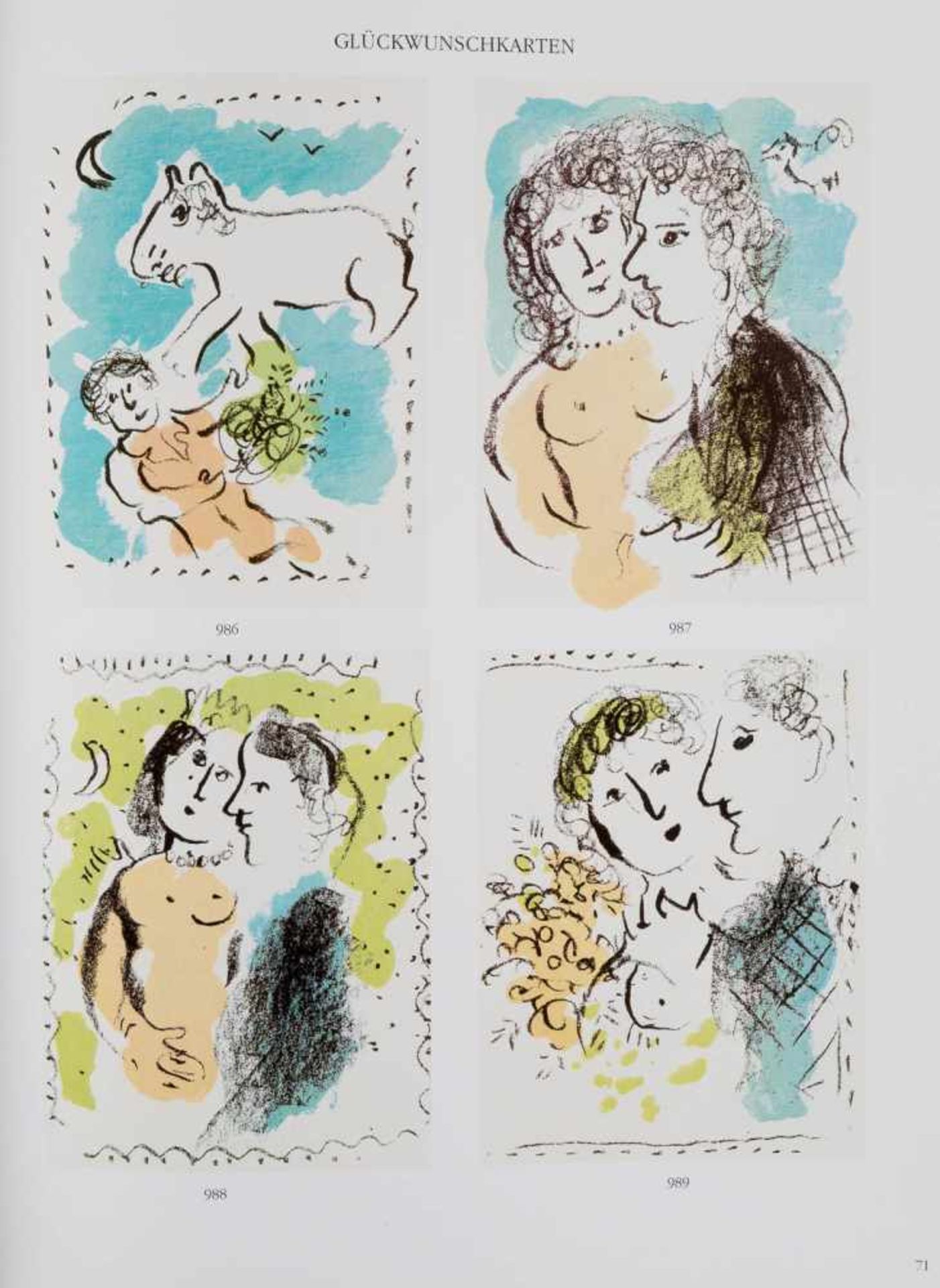 MARC CHAGALL 1887 Witebsk - 1985 Paul de Vence 'CHAGALL LITHOGRAPH' (SECHS BÄNDE DES - Bild 19 aus 19