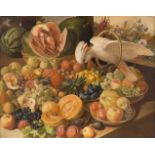 LEOPOLD (VON) STOLL 1808 - 1889 (Tätig in Österreich) Opulentes Stillleben mit exotischen Früchten