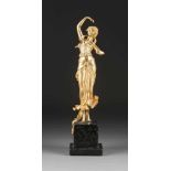 HENRY FUGÈRE 1872 St-Mandé (Val-de-Marne) - 1944 Paris Orientalische Tänzerin Bronze, vergoldet,