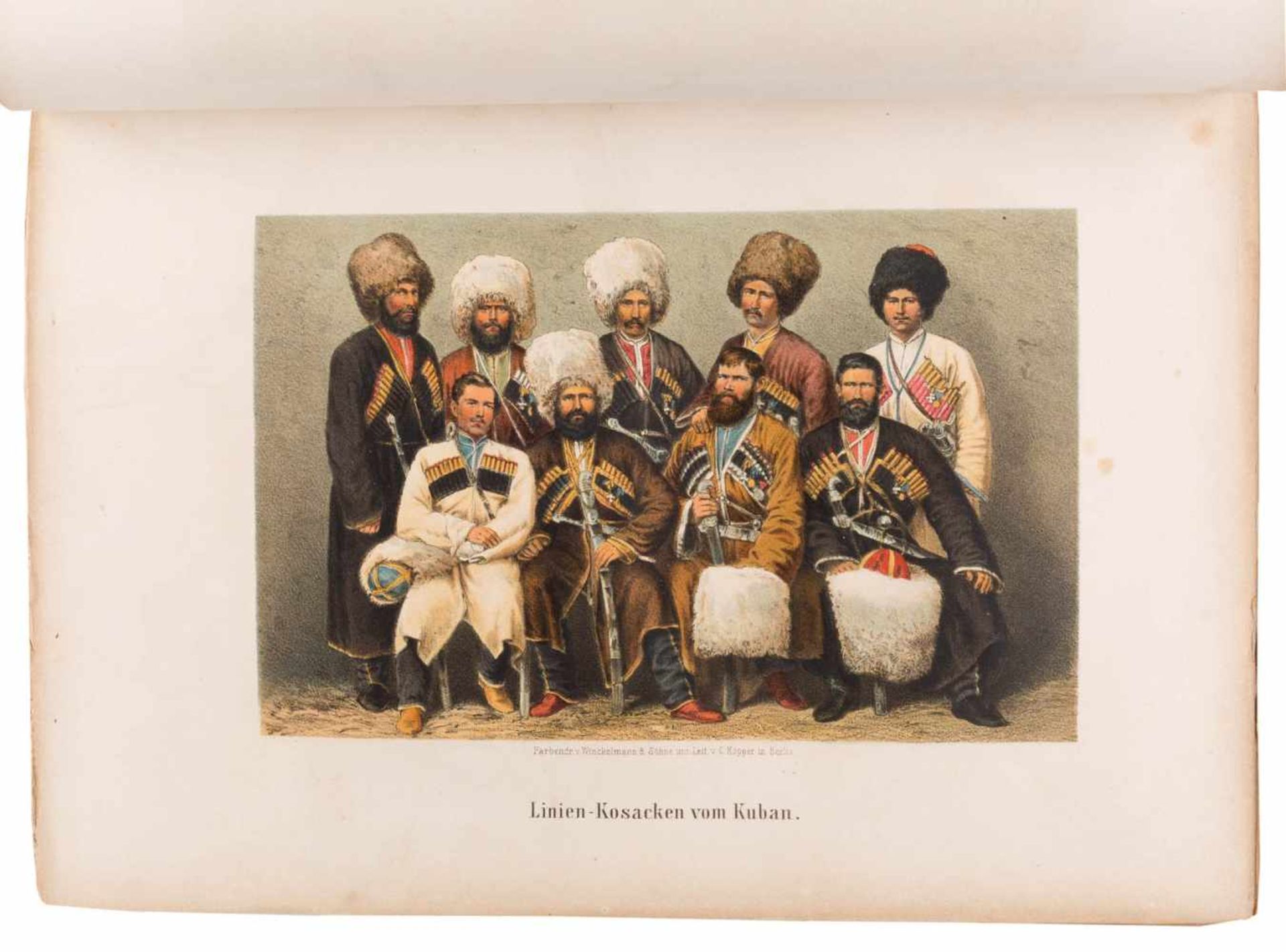 'IM KAUKASUS' Albrecht Prinz von Preussen (1809 - 1872), Berlin 1862 Band mit braunem Einband, - Bild 4 aus 4