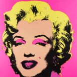 ANDY WARHOL (NACH)1928 Pittsburgh - 1987 New YorkMARILYN MONROE Farbsiebdruck auf festem Papier.