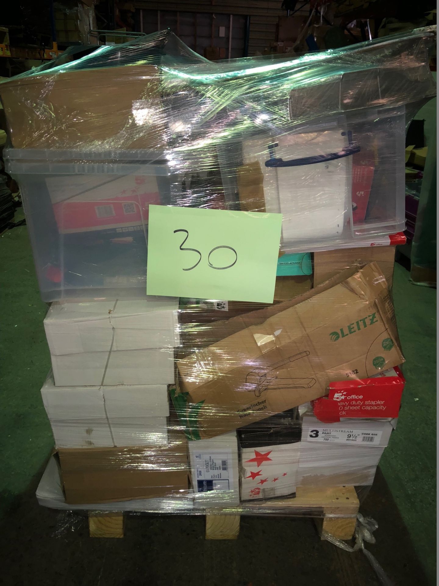 1 x Pallet of Mixed Stock/Stationery Including Clip Frames, Envelopes, Lever Arch Files, Small