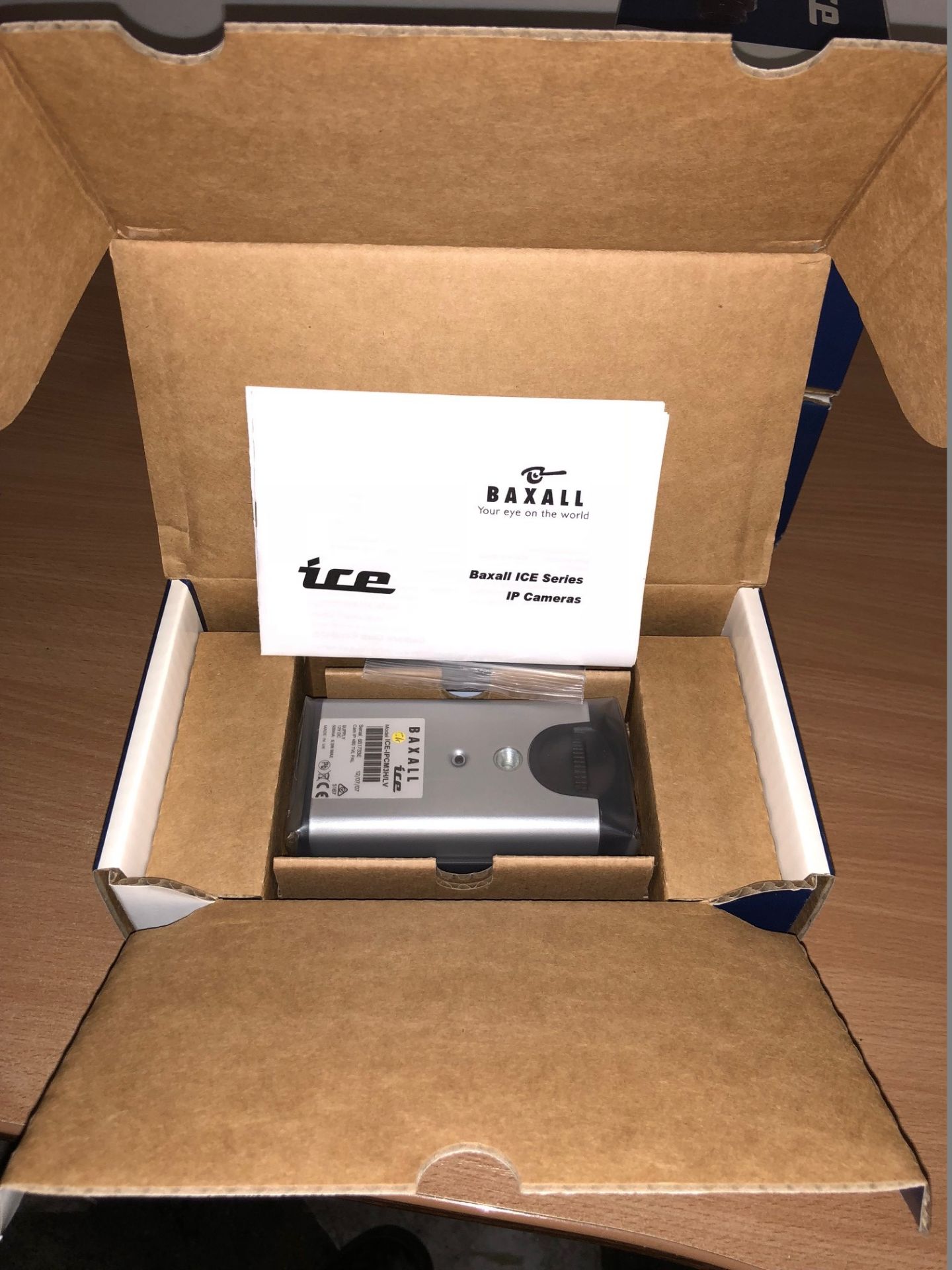 4 x Baxall ICE-IPCM3H/LV IP Cameras - CAM IP 480TVL PAL 12V DC (Brand New & Boxed)