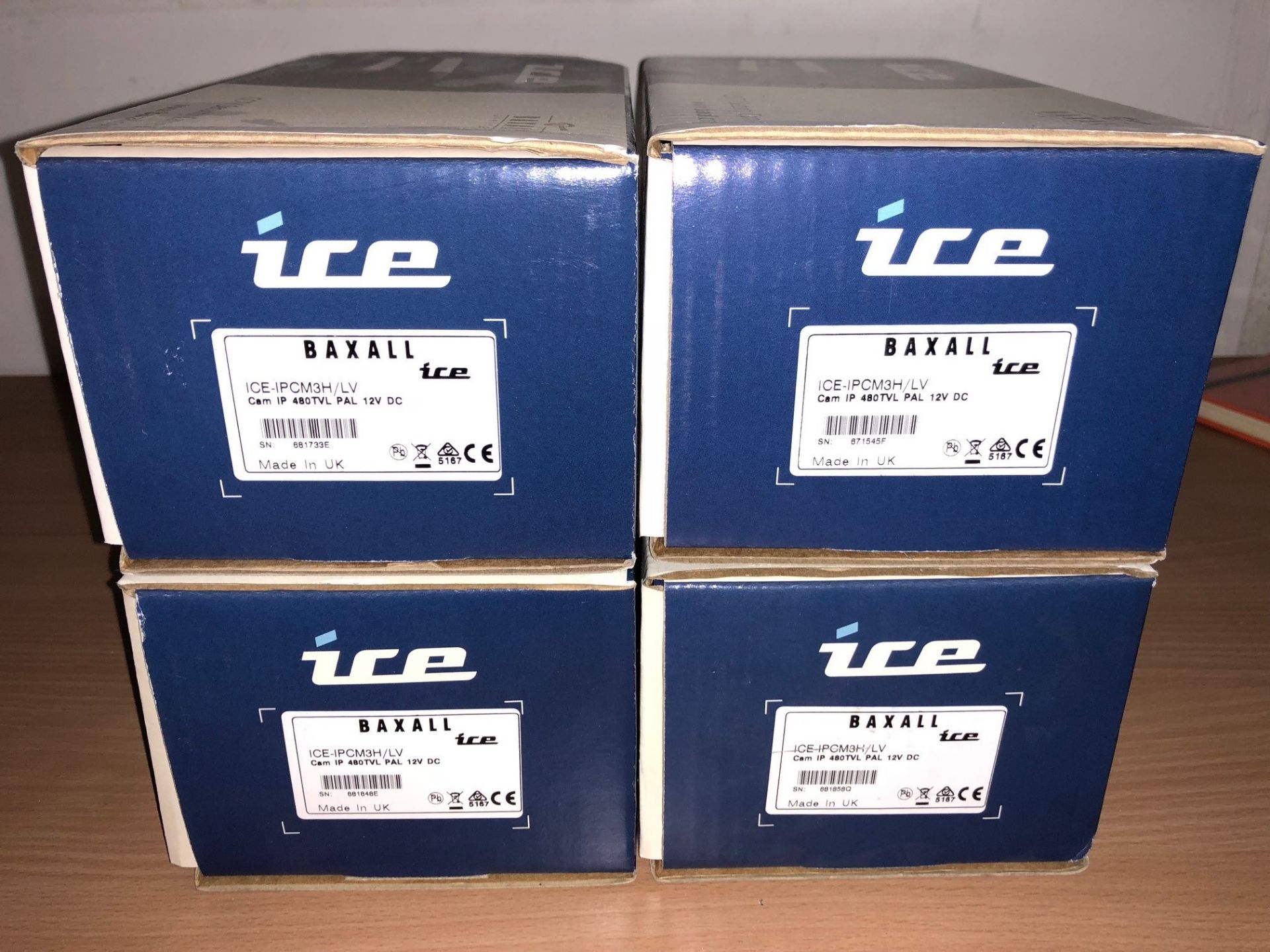 4 x Baxall ICE-IPCM3H/LV IP Cameras - CAM IP 480TVL PAL 12V DC (Brand New & Boxed) - Image 3 of 3