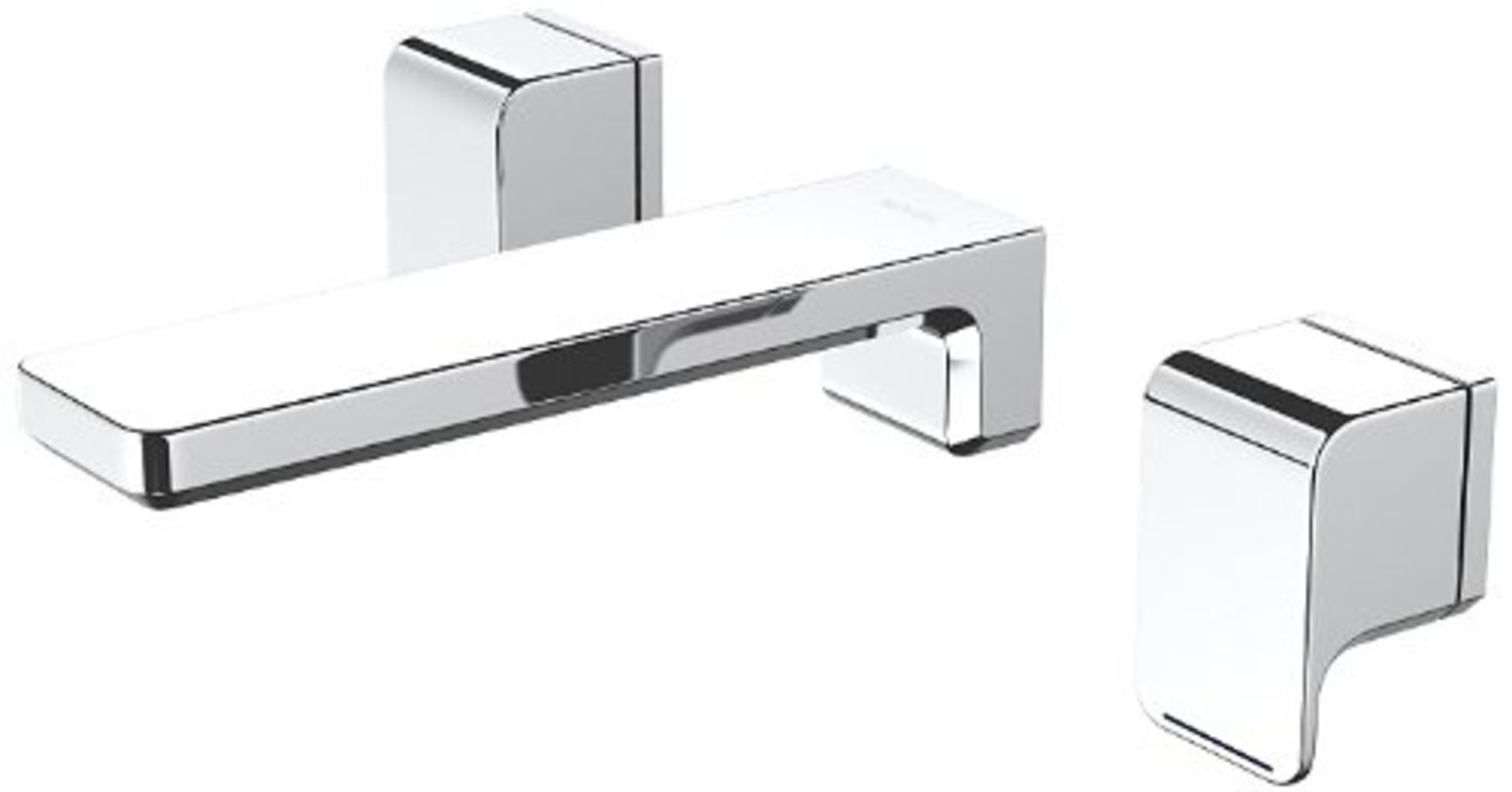 Methven KIRI 122 Kiri 3-Hole Wall Mounted Basin Mixer with Chrome Finish - RRP £175.00