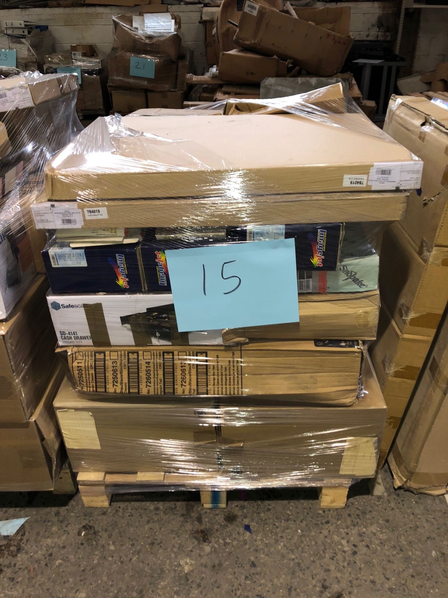 1 x Pallet of Mixed Stock/Stationery Including Toners, Bankers Boxes, Safescan Products, Snopake