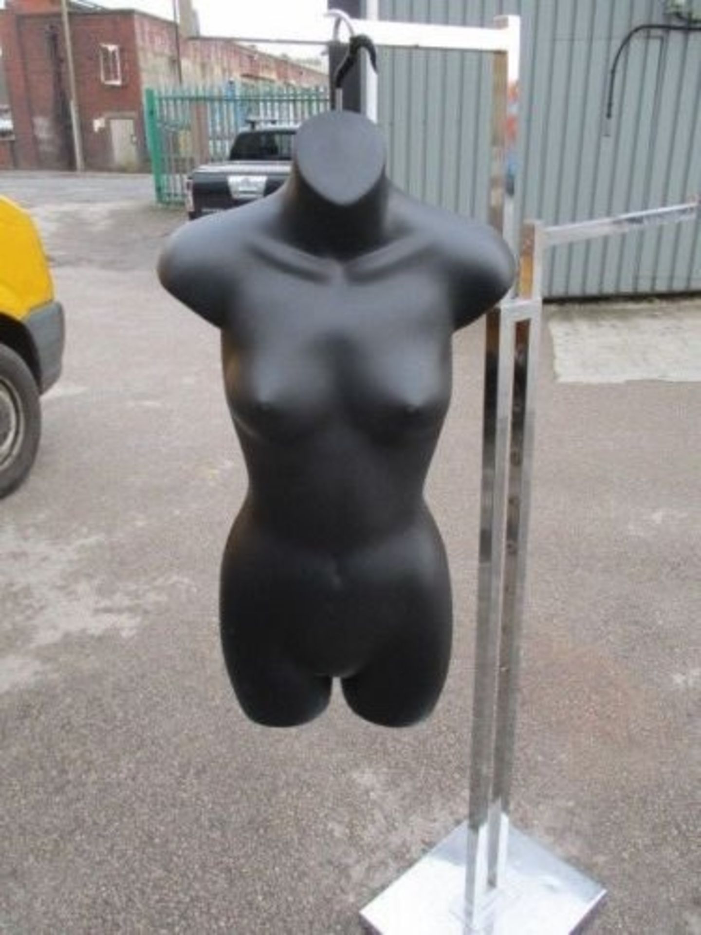 5 x Black Female Body Form Hanging Shop Display Mannequin