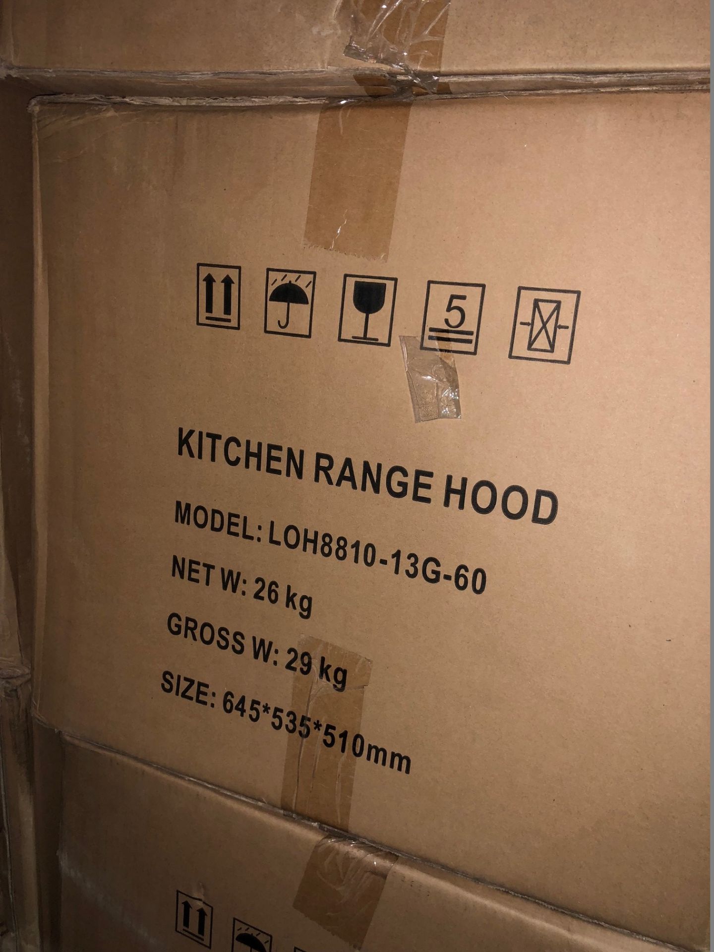 Necht Kitchen Range Hood - Model No LOH8810-13G-60 (Brand New & Boxed) - Image 2 of 2