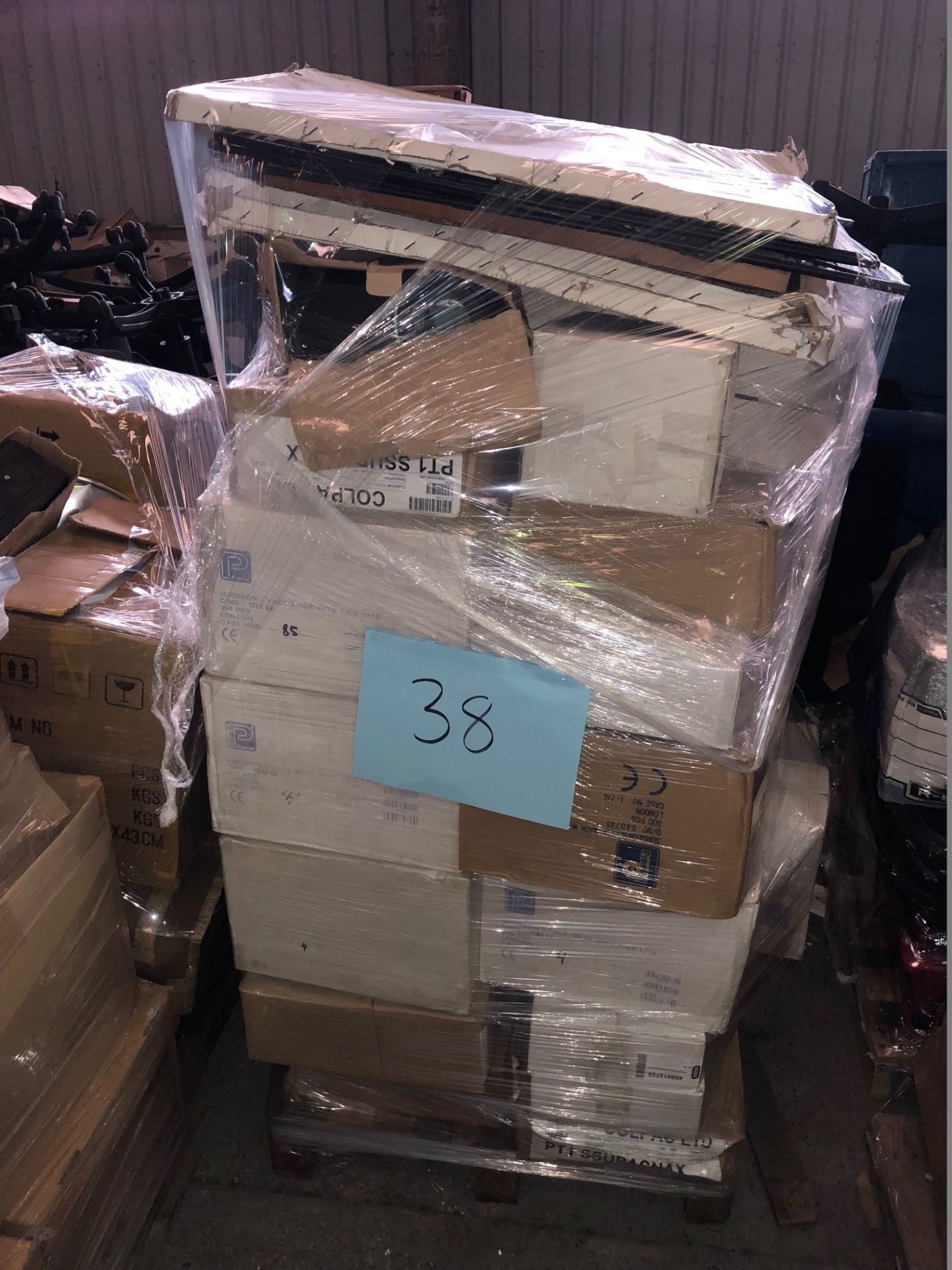 1 x Pallet of Mixed Stock/Stationery Including Elba Products, Colpack Products, Face Masks, BBQ