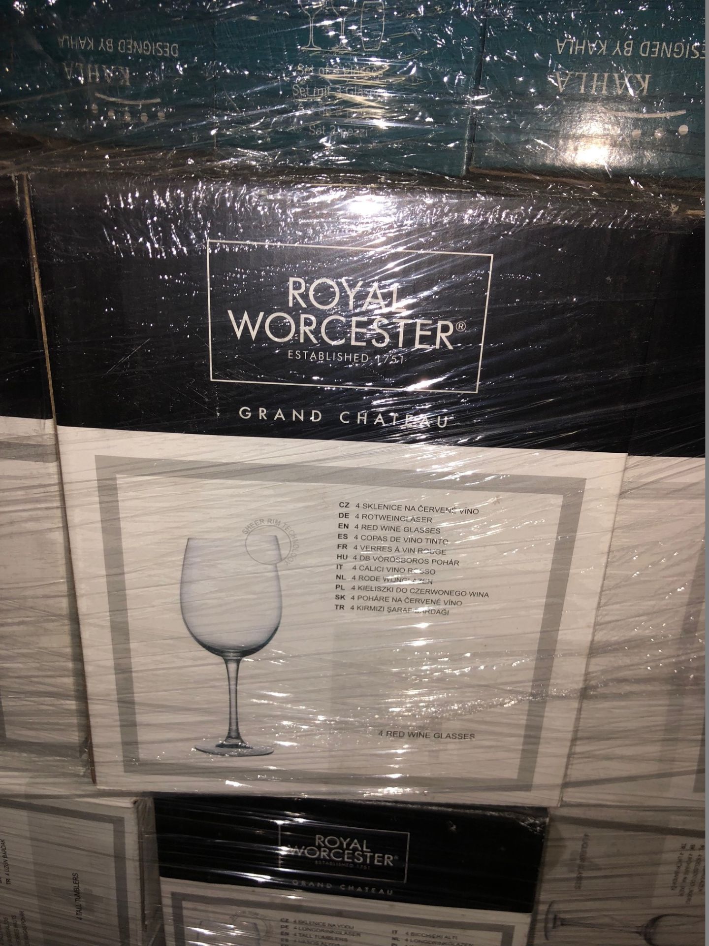 1 x Pallet of Mixed Glassware Including Royal Worcester Wine Glasses - Large Retail Value - Image 3 of 3