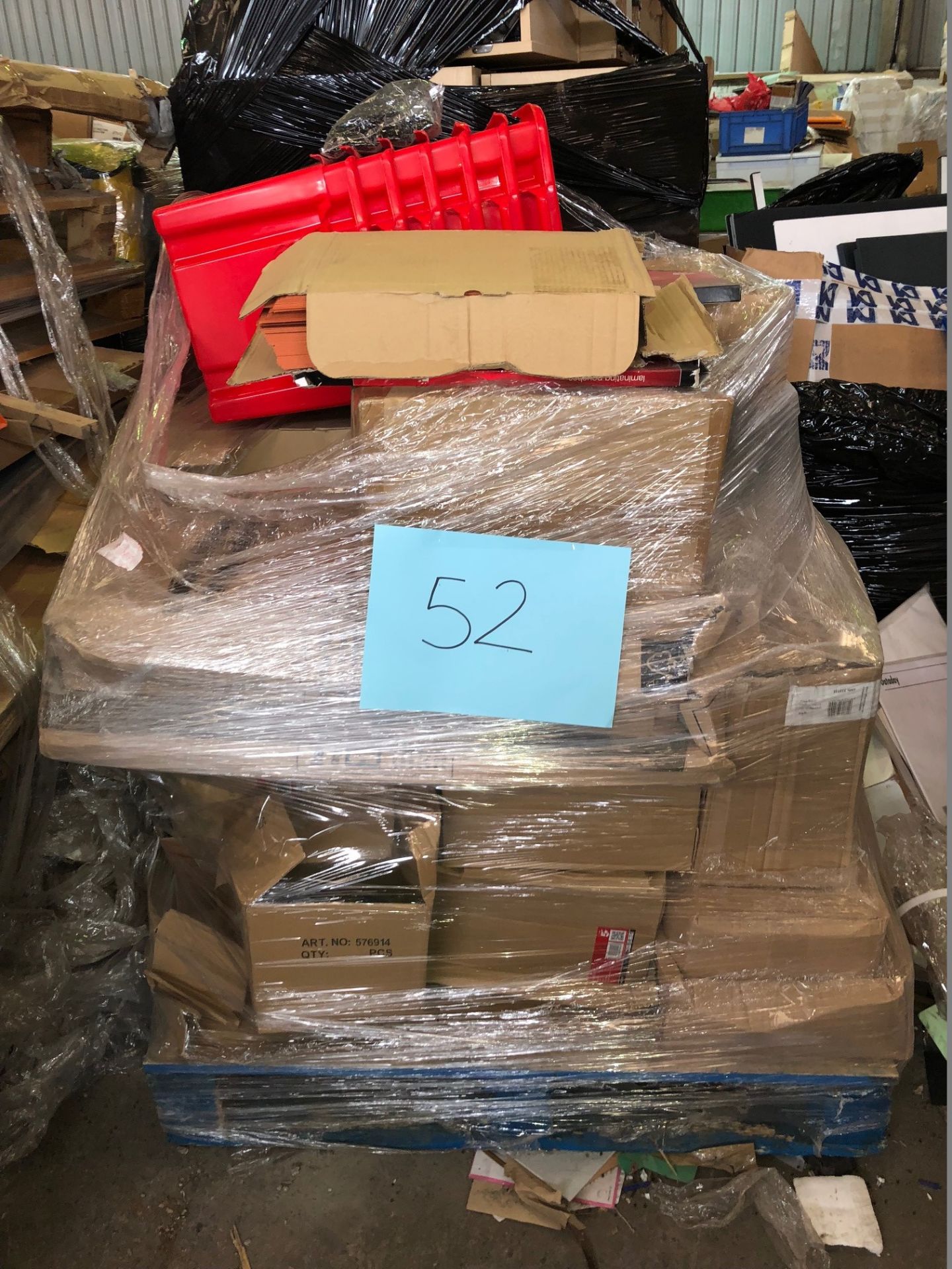 1 x Pallet of Mixed Stock/Stationery Including Lever Arch Files, Legal Wallets, Presentation