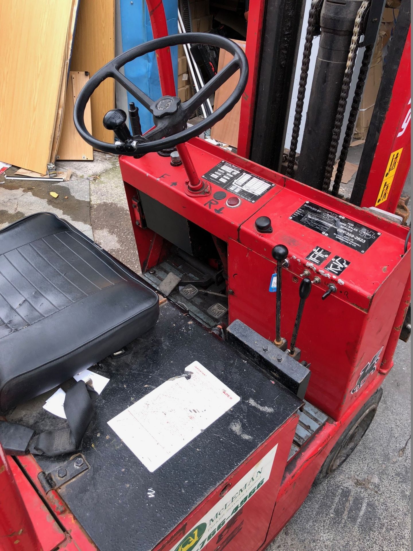 Lansing Bagnall Electric Forklift Truck - Model FGER1.21.0 (Spares/Repairs) - Image 6 of 8