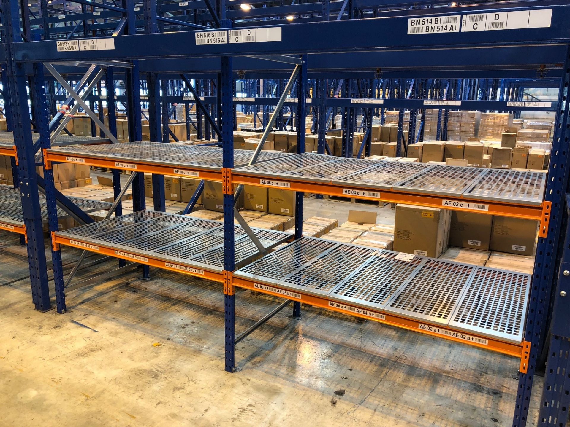 2 x Bays of Small Warehouse Racking/Shelving - Excellent Condition (L1500xH2000xD900mm - 3 x Upright