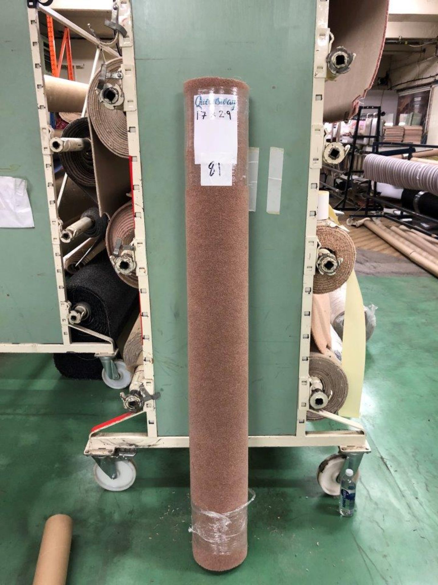 1 x Ryalux Carpet End Roll - Brown 1.7x2.9m2