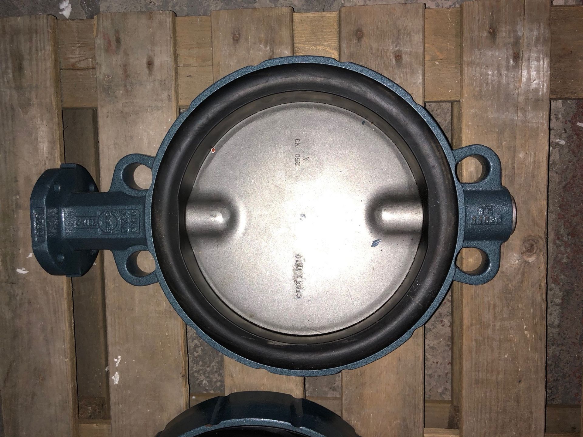 10" Cast Iron Wafer Style Butterfly Valve, PN16, DN250 Unused 10 Bar - Image 2 of 2