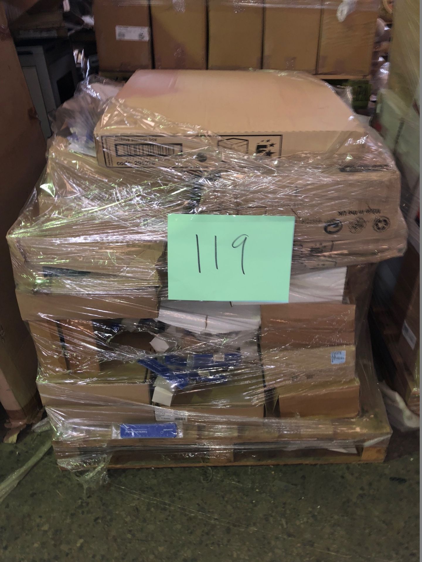 1 x Pallet of Mixed Stock/Stationery Including Rulers, Remarkable Products, Elba Products, Archive