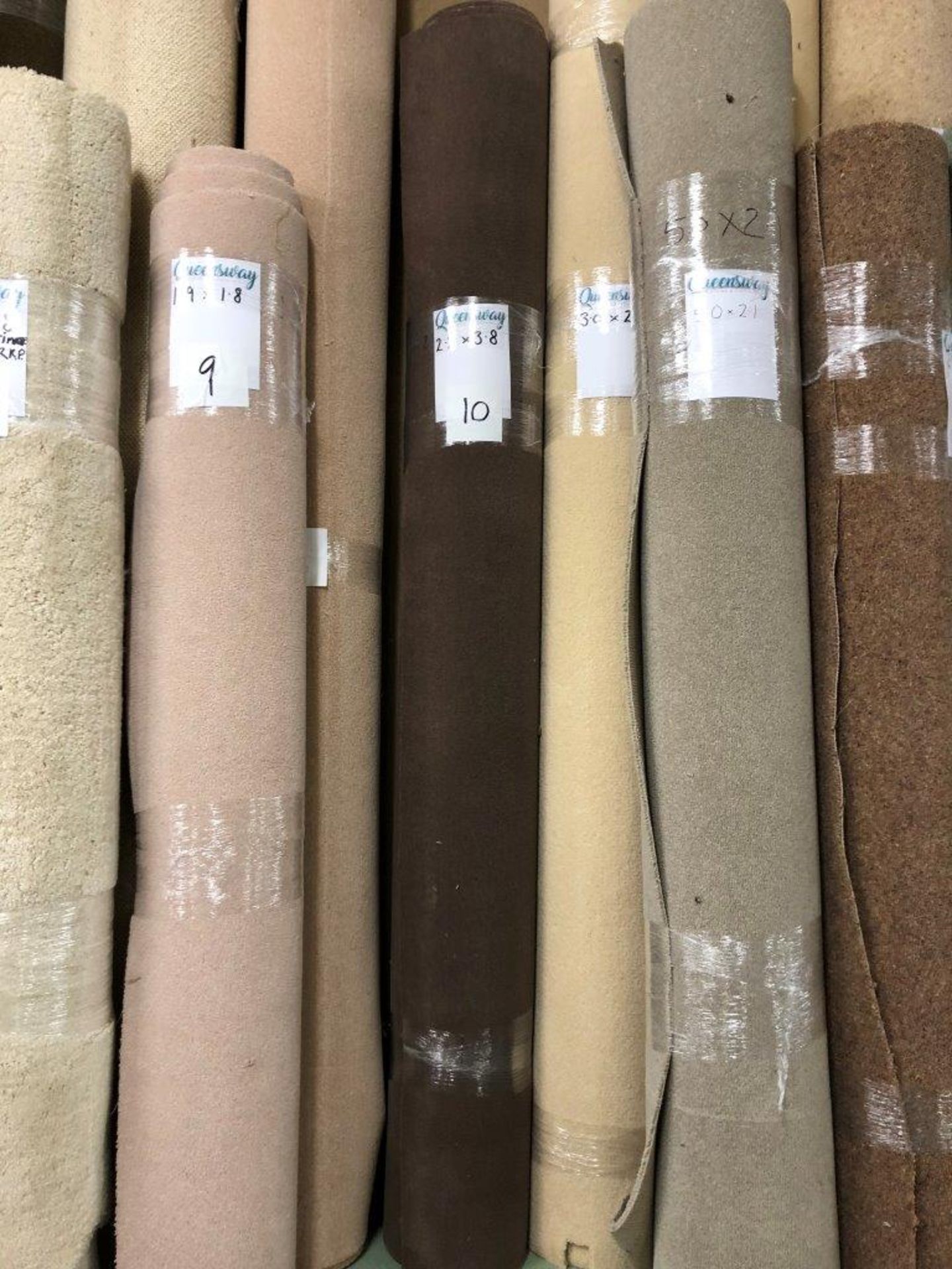 1 x Ryalux Carpet End Roll - Brown 2.2x3.8m2