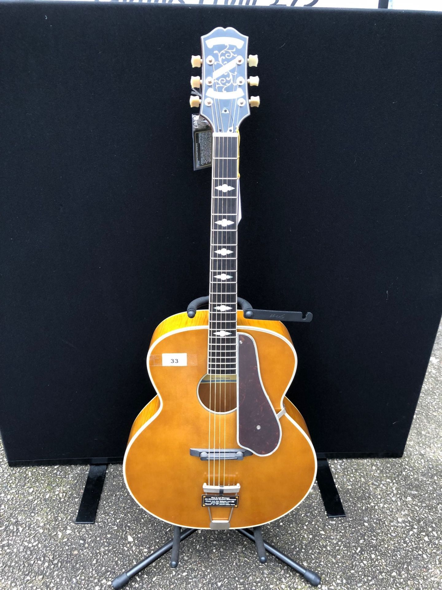 Epiphone Deluxe Round Hole Masterbilt Electro Acoustic Guitar (Brand New Ex Display - RRP £729.00) - Image 5 of 6