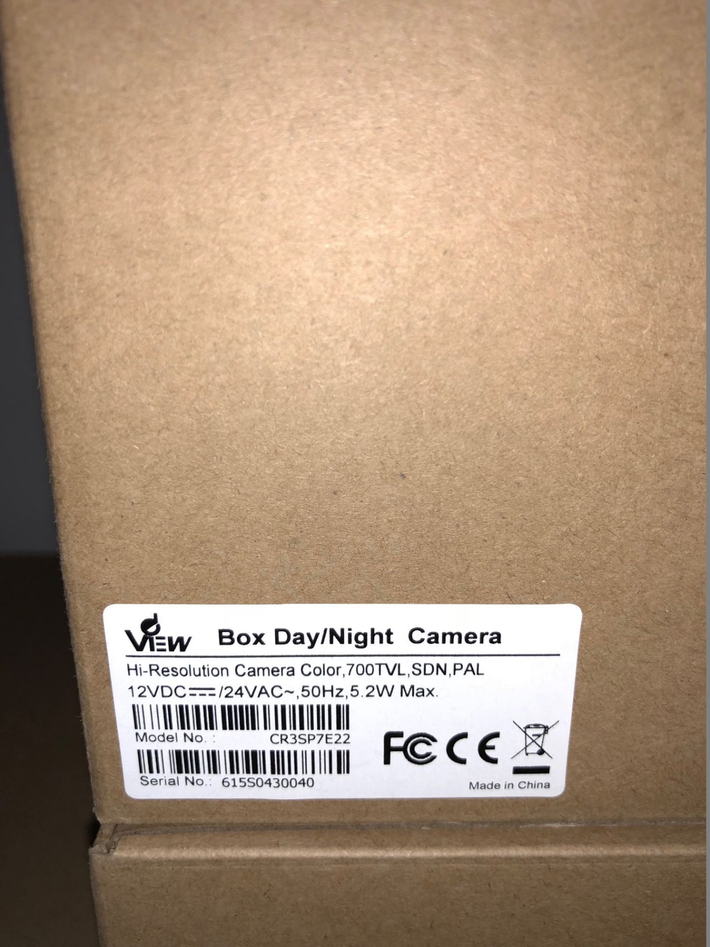 4 x dView Day/Night Cameras - Hi-Resolution Colour Camera, 700TVL, SDN, PAL - Model CR3SP7E22 (Brand - Image 2 of 3