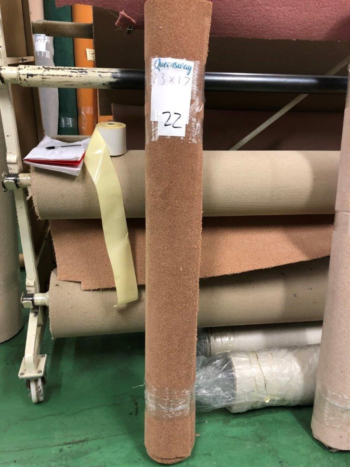 1 x Ryalux Carpet End Roll - Brown 2.3x1.7m2