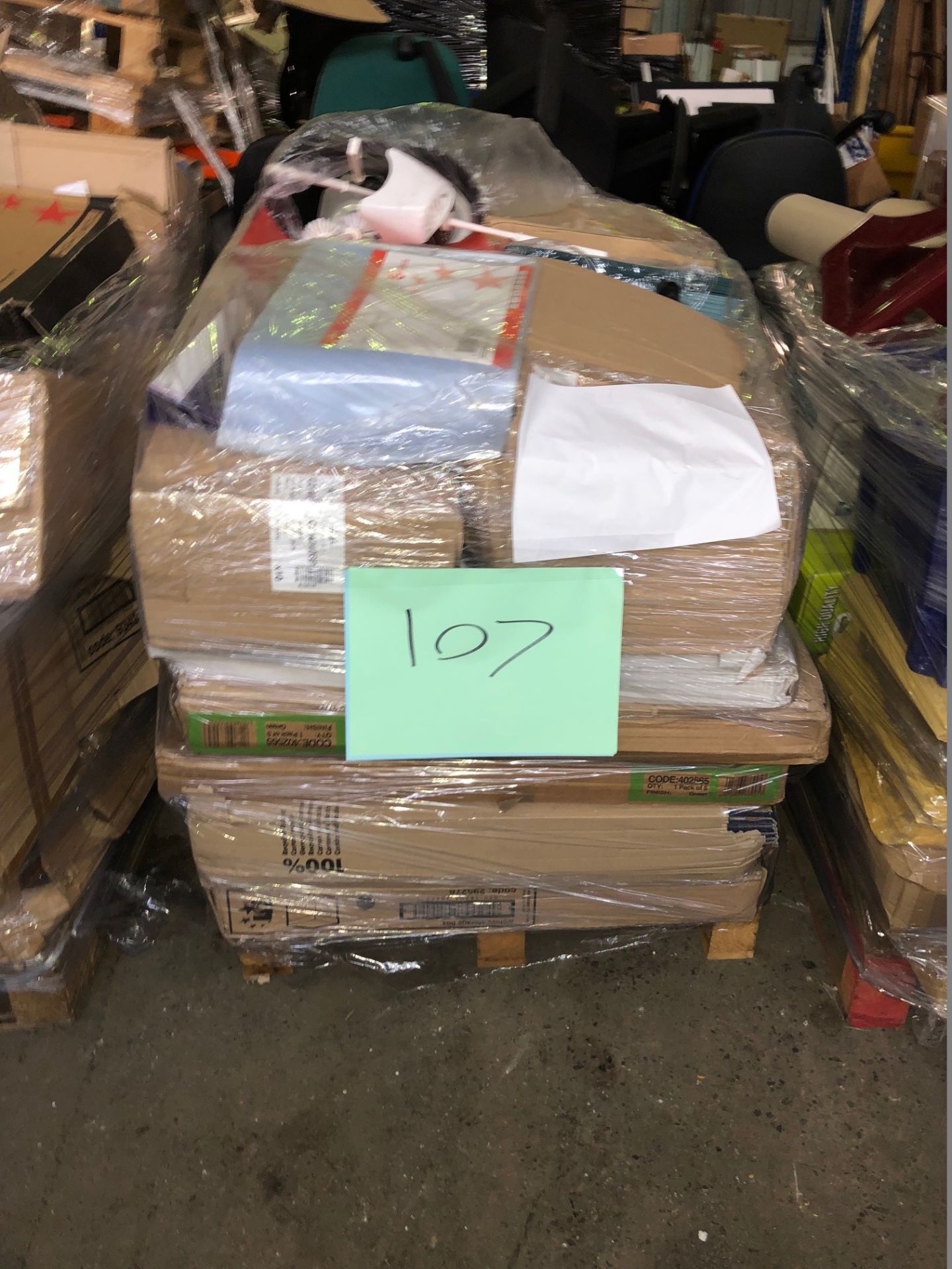 1 x Pallet of Mixed Stock/Stationery Including Pocket Wallets, Bankers Boxes, Presentation