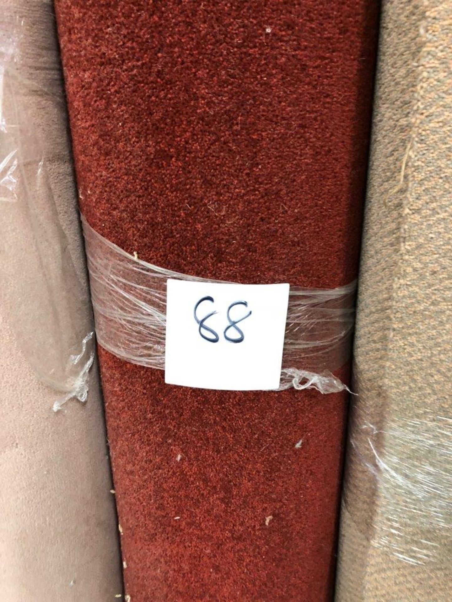 1 x Ryalux Carpet End Roll - Red 5.3x4.0m2 - Image 2 of 3