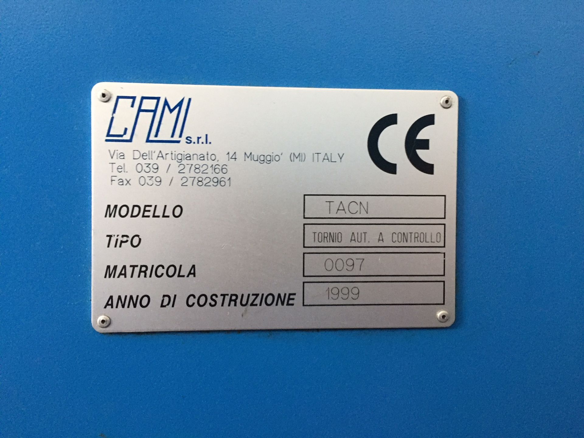 Cami Model TAB CNC Lathe - Image 4 of 8