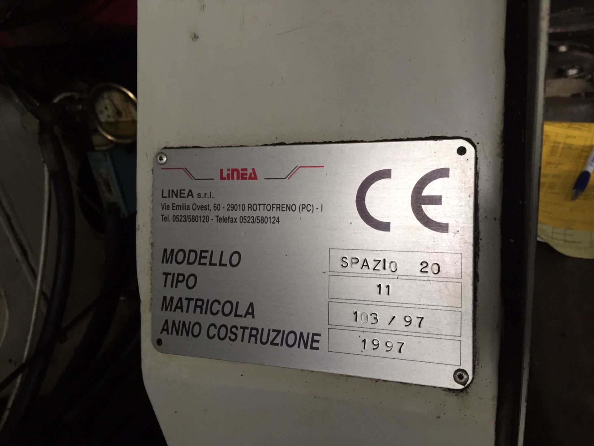 Linea Spazio Model 20 tipo 11 CNC Horizontal Machining Center - Image 8 of 15
