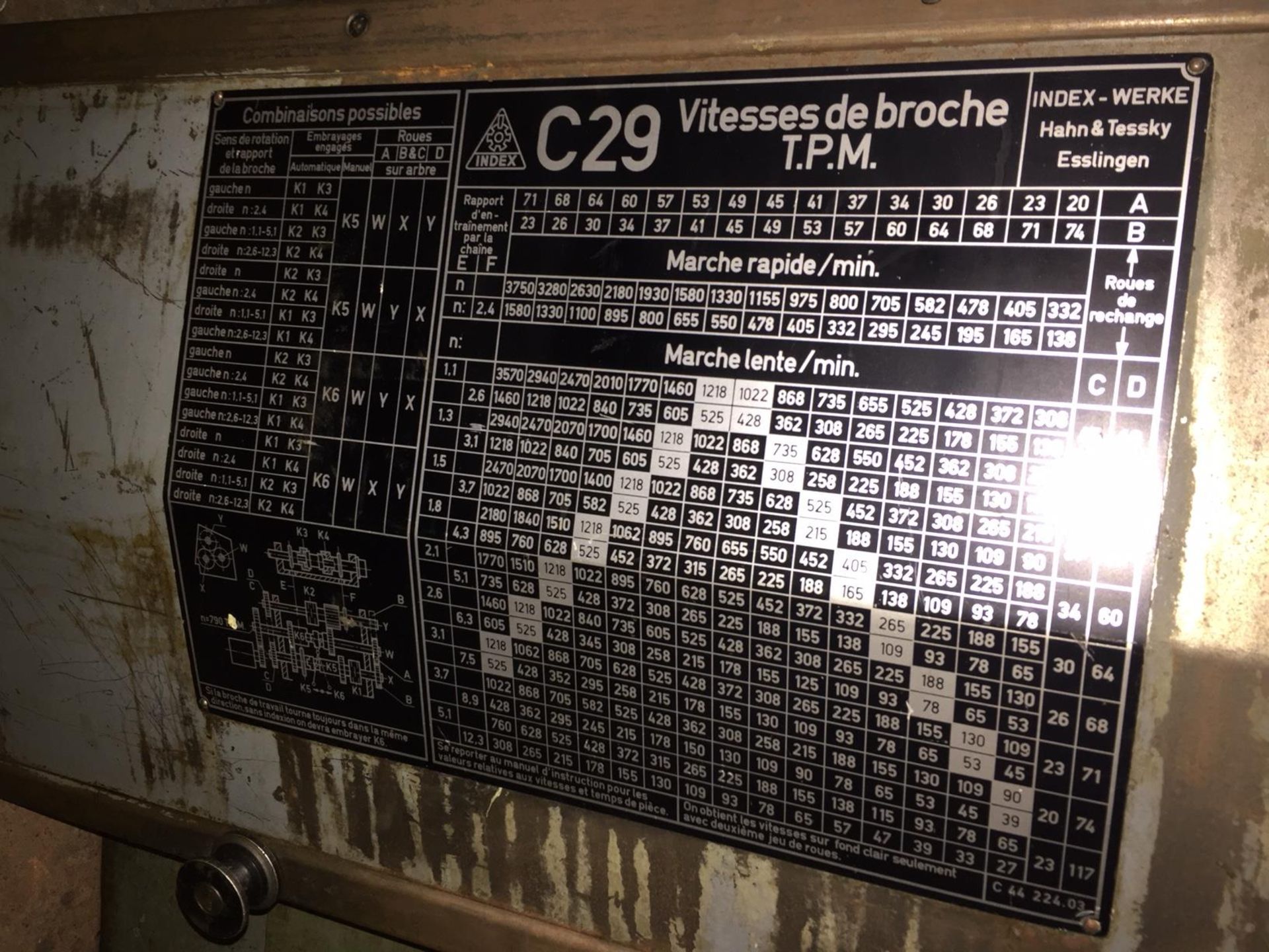 Index Model C 29, Single Spindle Automatic Lathe - Image 7 of 8