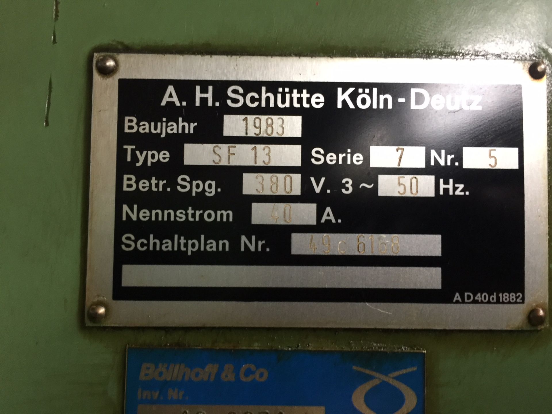 Schutte Model SF 13-6, 6-Spindle Automatic Lathe - Image 4 of 7