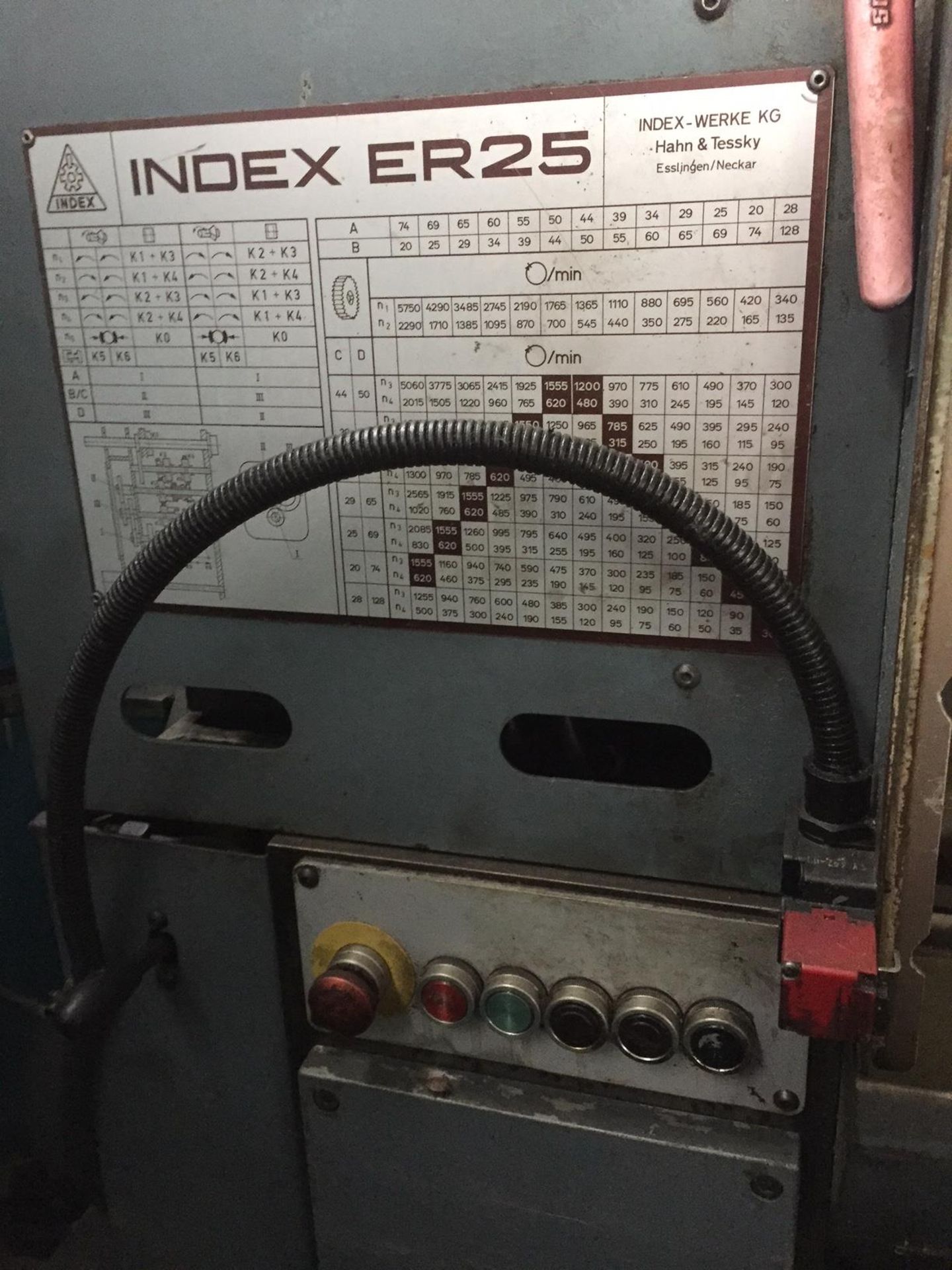 Index Model ER 25, Single Spindle Automatic Lathe - Image 2 of 5