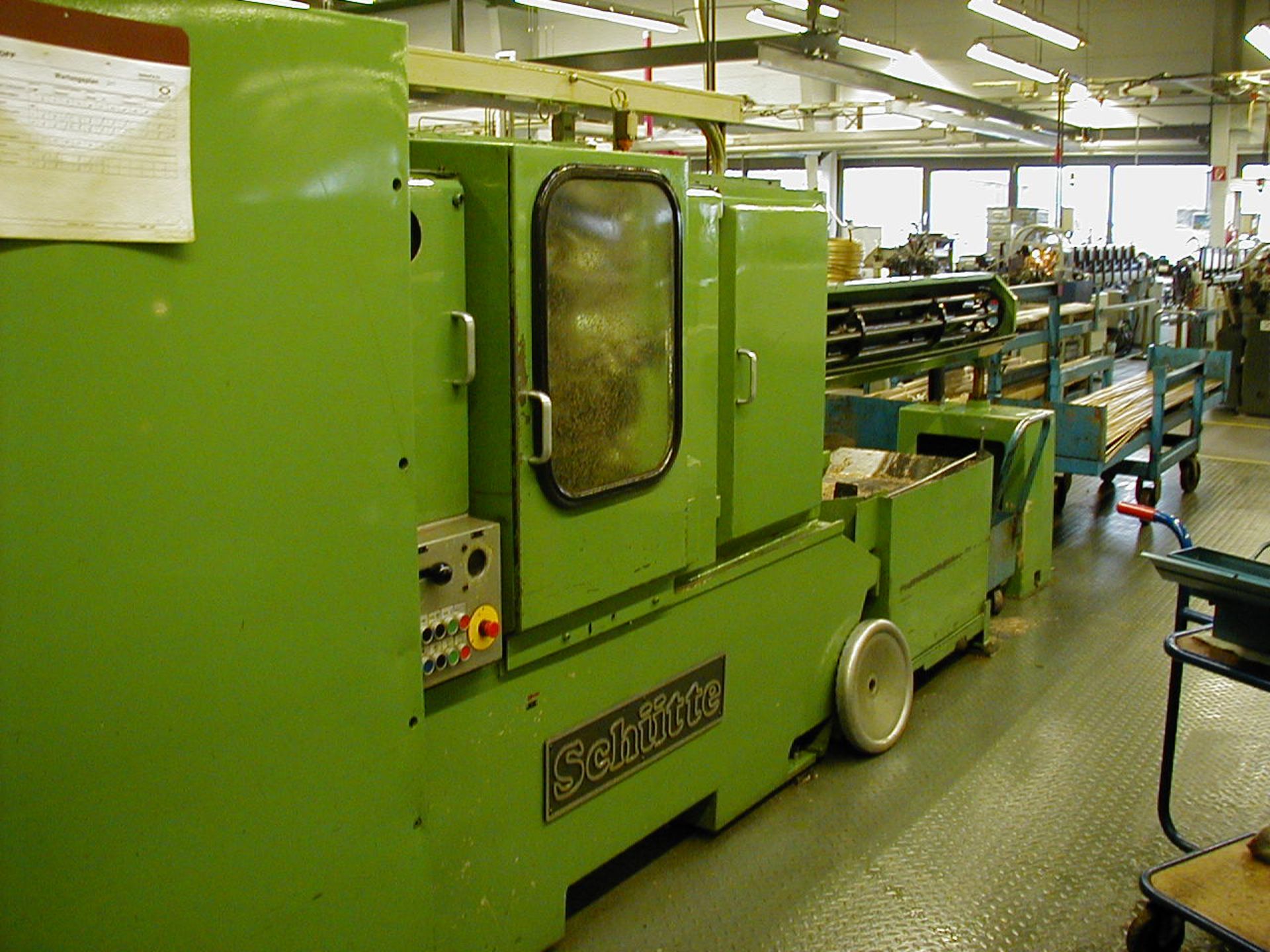 Schutte Model SF 13-6, 6-Spindle Automatic Lathe
