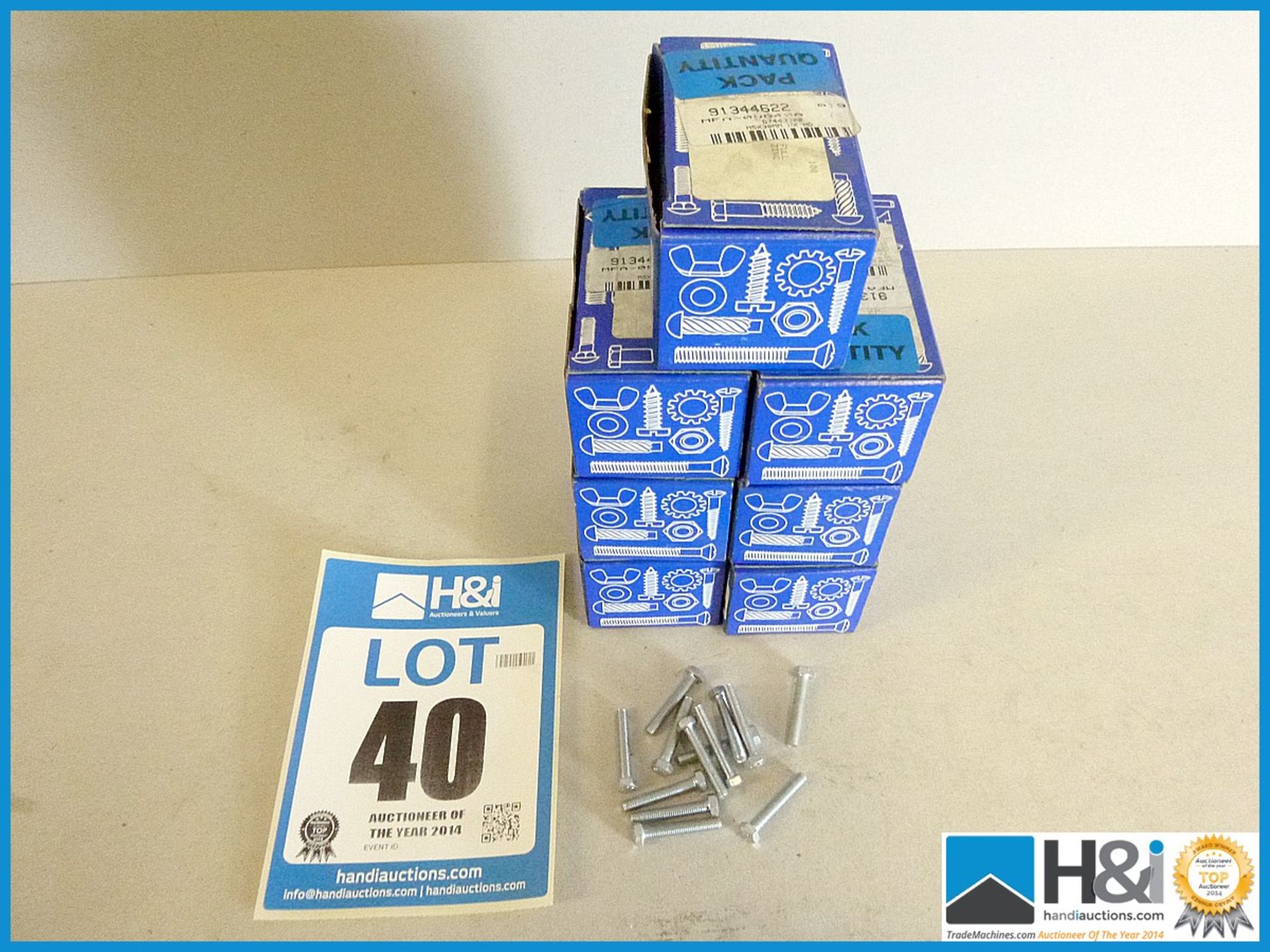 M5X30MM HX HD CAP SCREW-CL 8.8 ZINC PL. Qty 700 pcs. Appraisal: New, unused in original packaging.