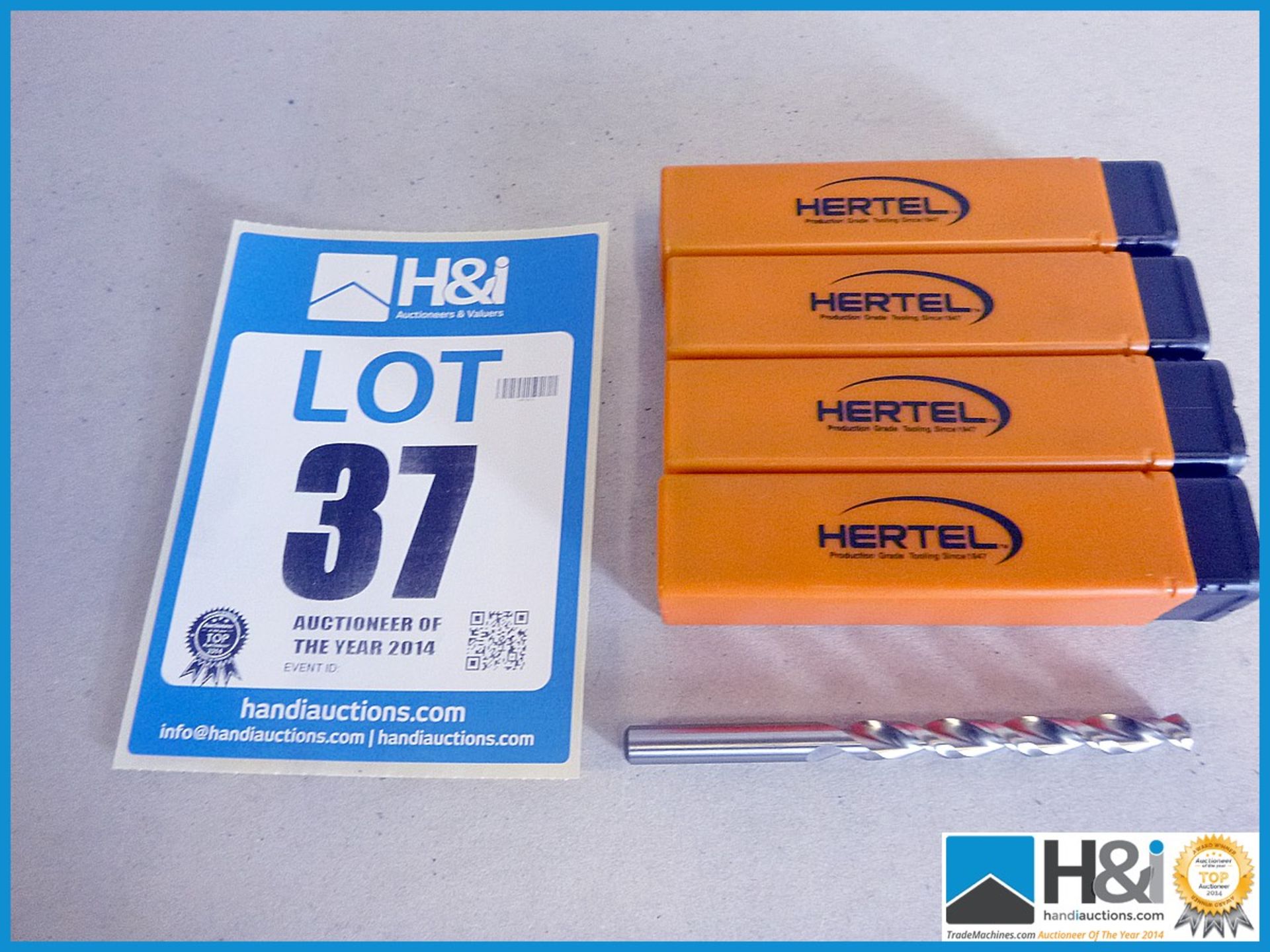 8.7mm HSSE RH 130Deg Jobber. Qty 4. Appraisal: New, unused in original packaging. Viewing