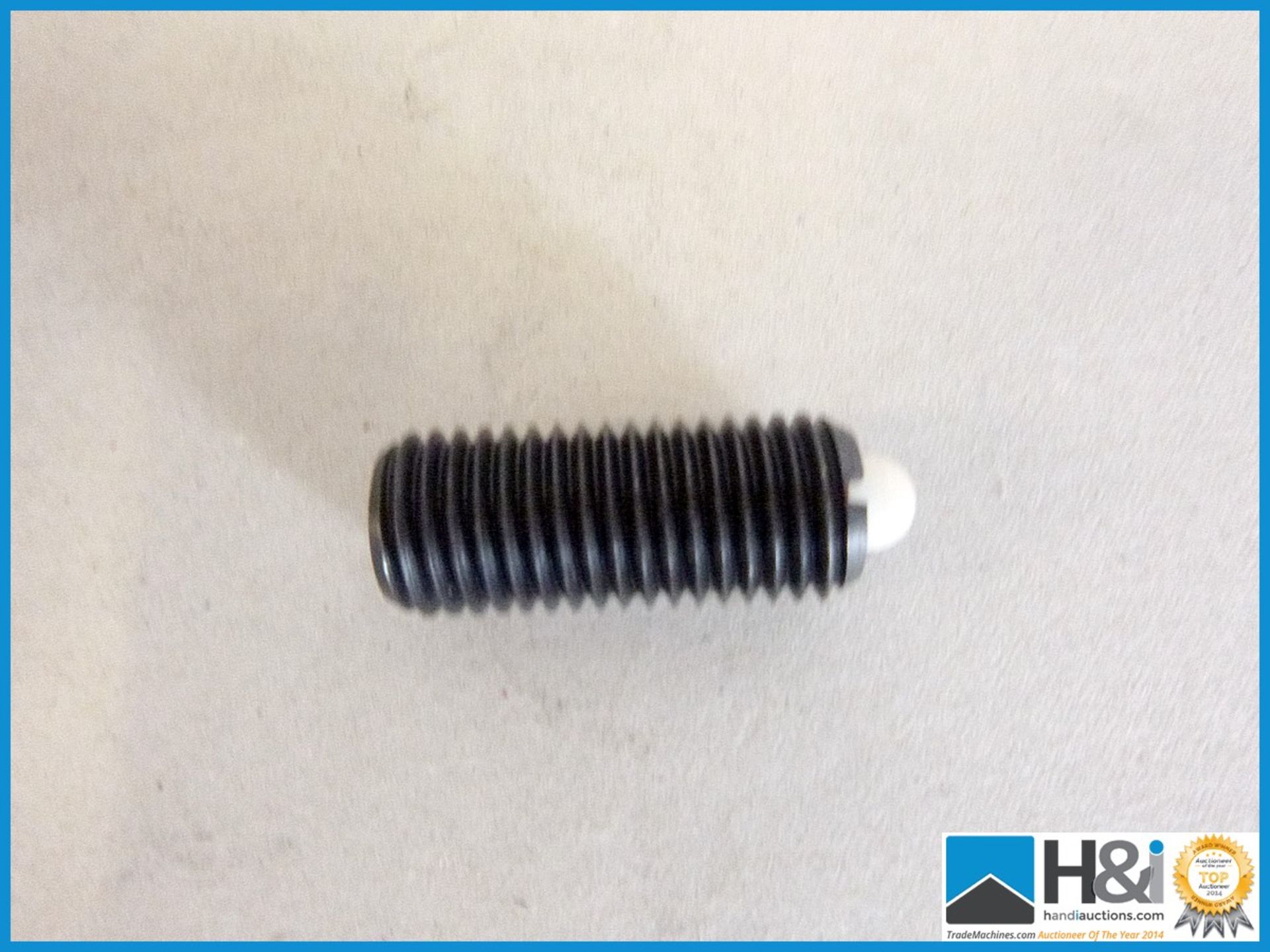 M16THD S/STEEL LOCKING SPRING PLUNGER. Appraisal: New, unused in original packaging. Viewing - Image 3 of 3