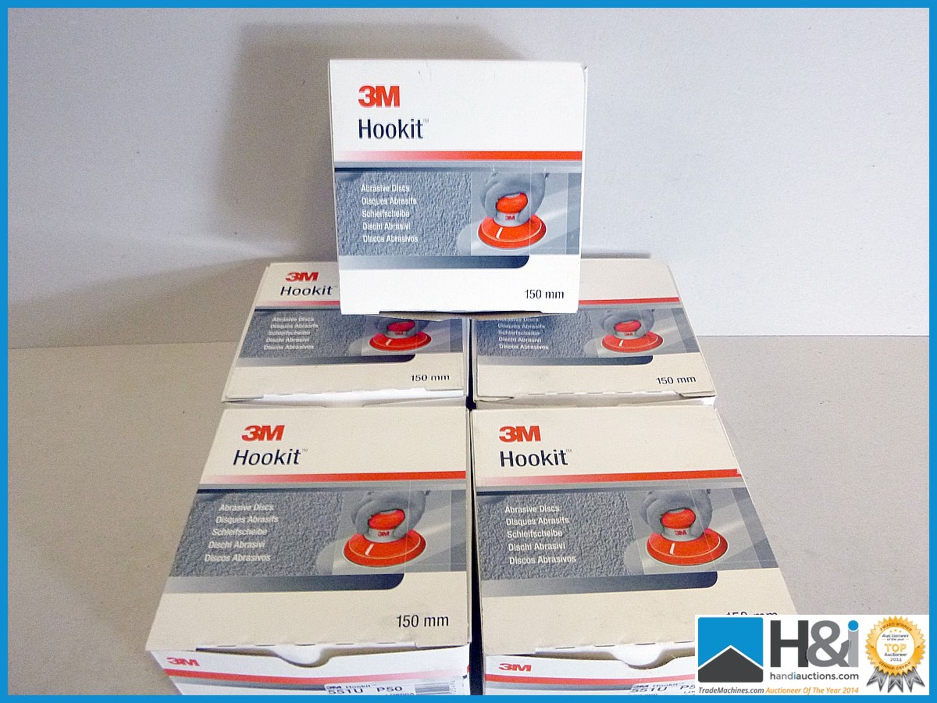 150P50GRIT 3M HOOKIT M ETALWORKING DISC 551U. 3M UNITED KINGDOM (ABRASIVES). 5 boxes. High value - Image 2 of 2