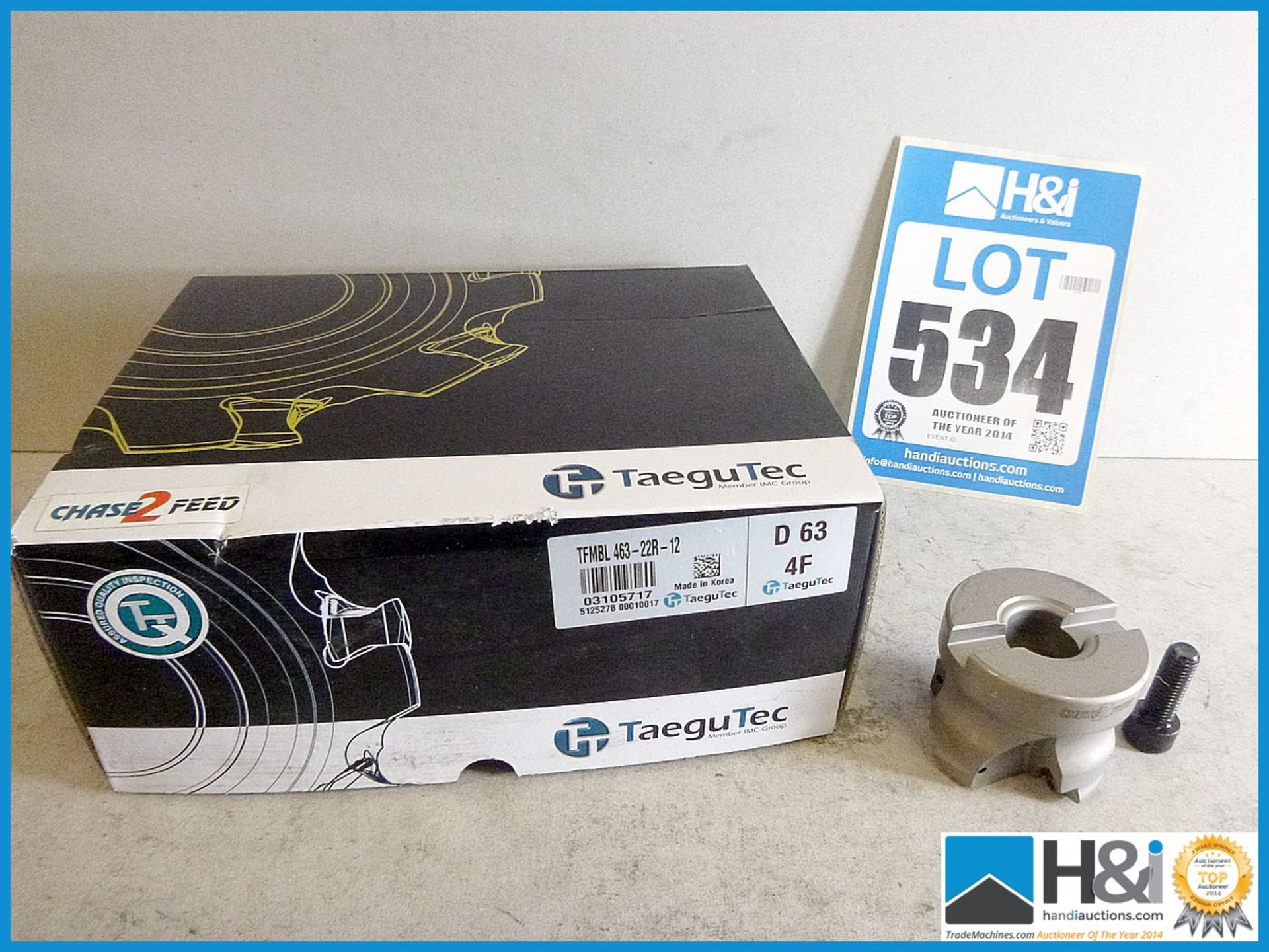 TFMBL463-22-R12 TAEGUTEC. Appraisal: New, unused in original packaging. Viewing essential Serial No: