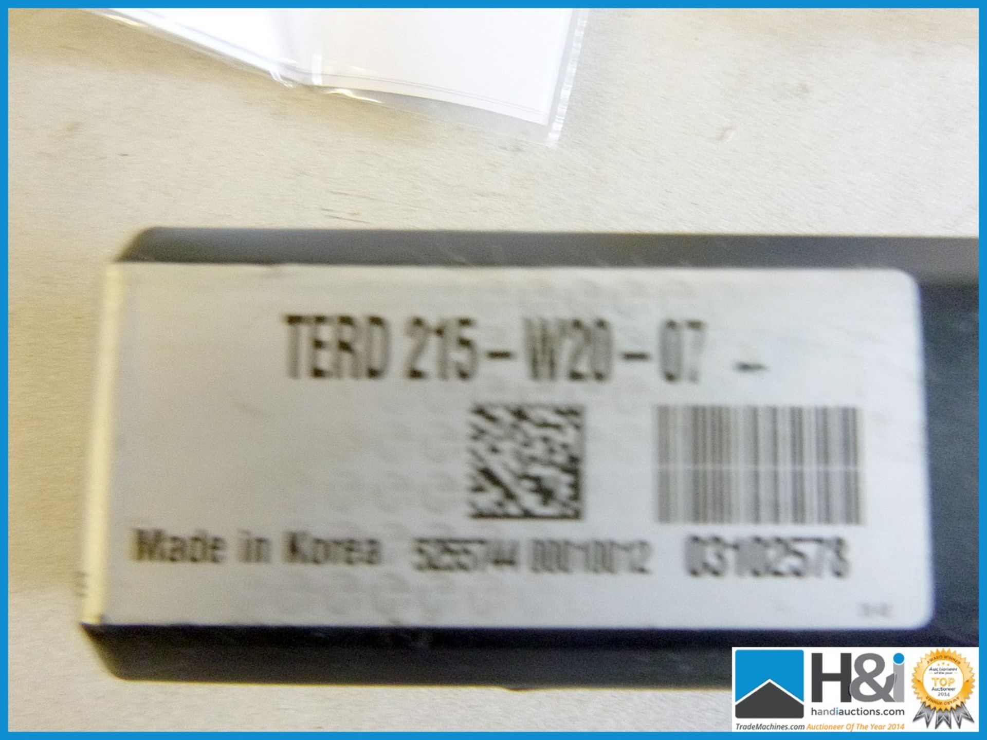 TERD 215-W20-07 15.0MM INDEXABLE E/MILL. X 2 pcs. Appraisal: New, unused in original packaging. - Image 2 of 2