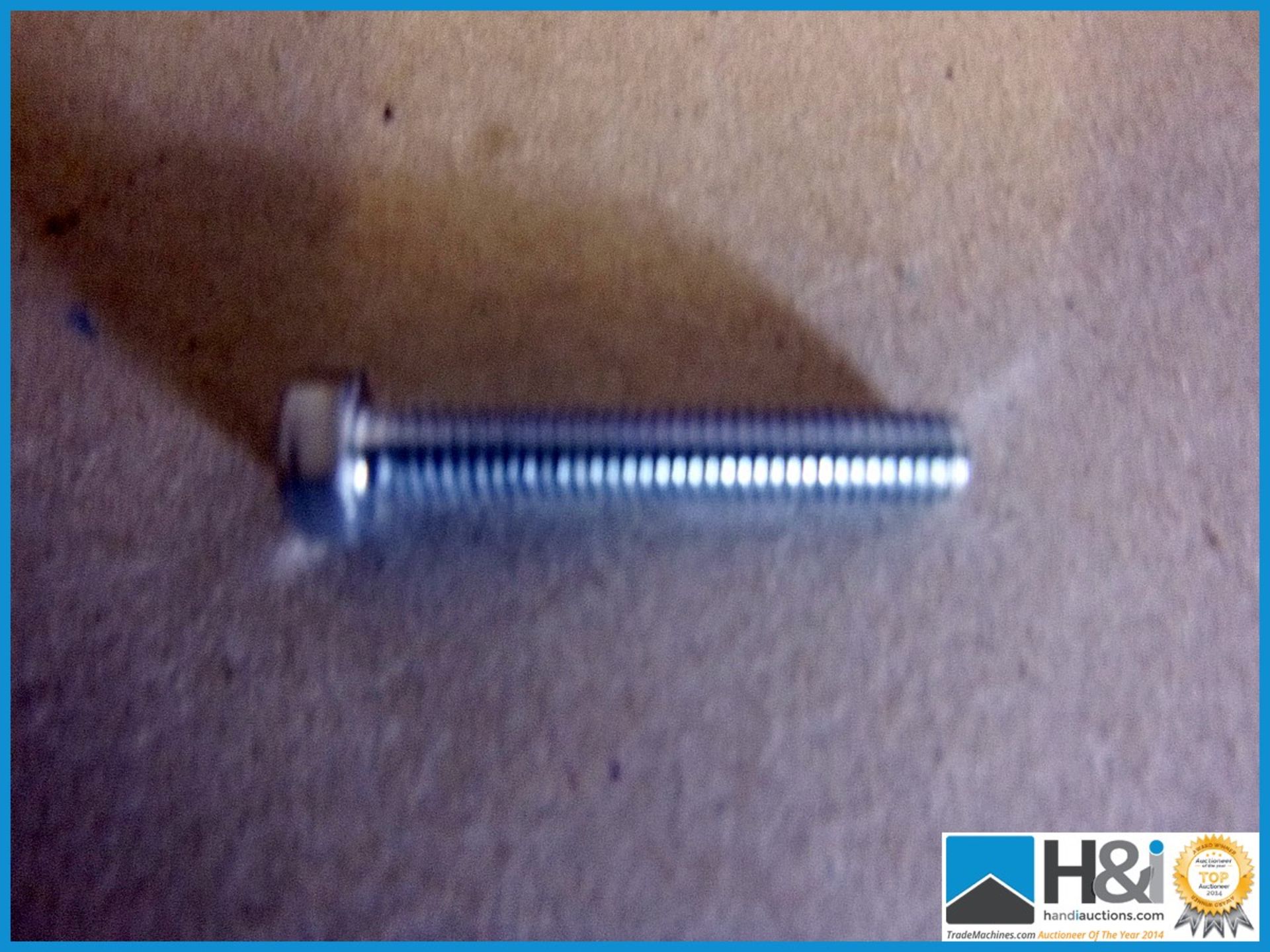 M5X30MM HX HD CAP SCREW-CL 8.8 ZINC PL. Qty 700 pcs. Appraisal: New, unused in original packaging. - Image 2 of 2