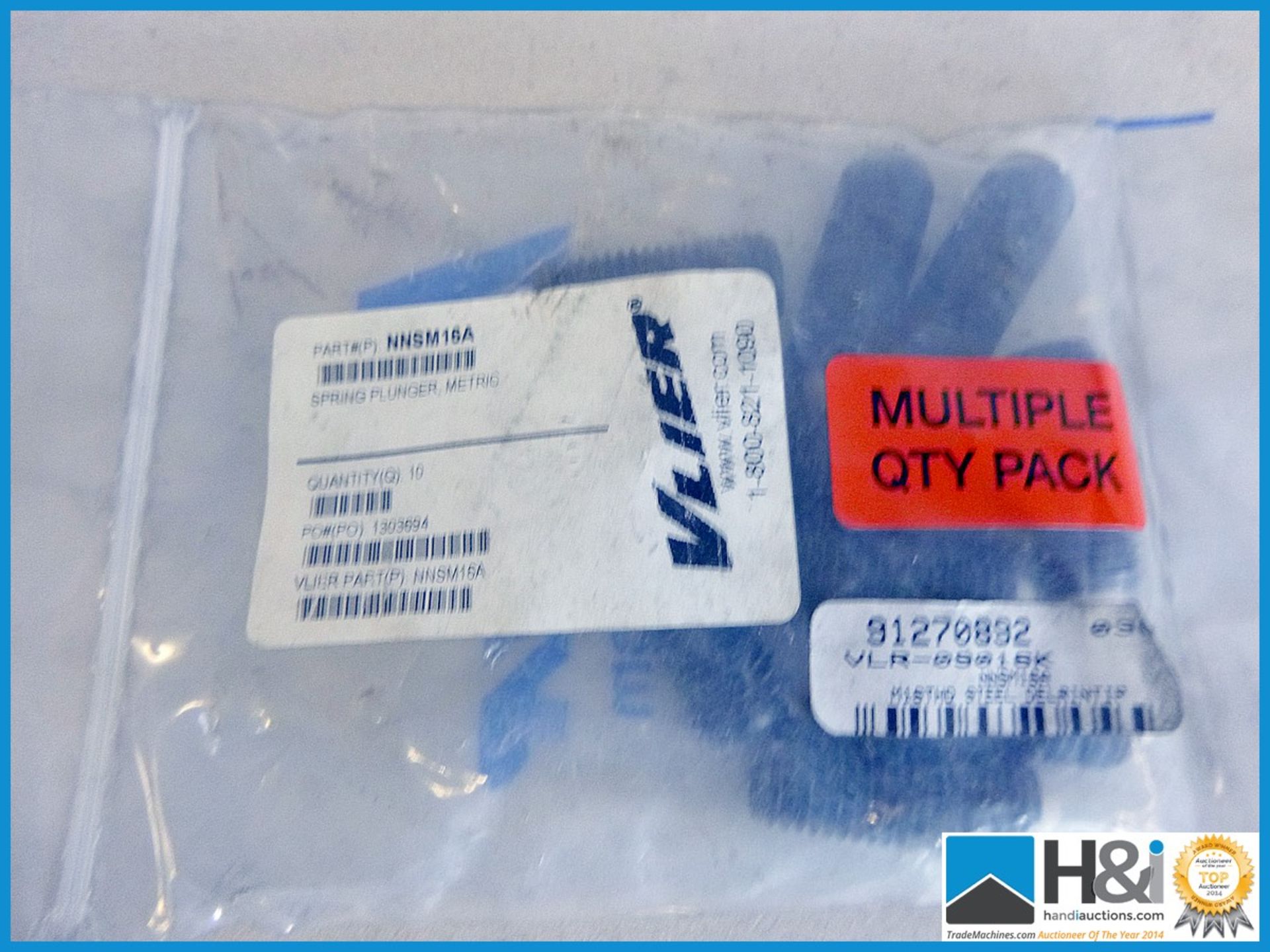 M16THD S/STEEL LOCKING SPRING PLUNGER. Appraisal: New, unused in original packaging. Viewing - Image 2 of 3