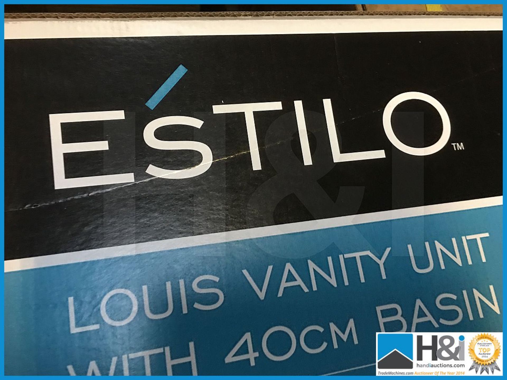 Designer Estilo Louis vanity unit with matching 400mm basin. Includes designer polished chrome V05 - Image 4 of 4