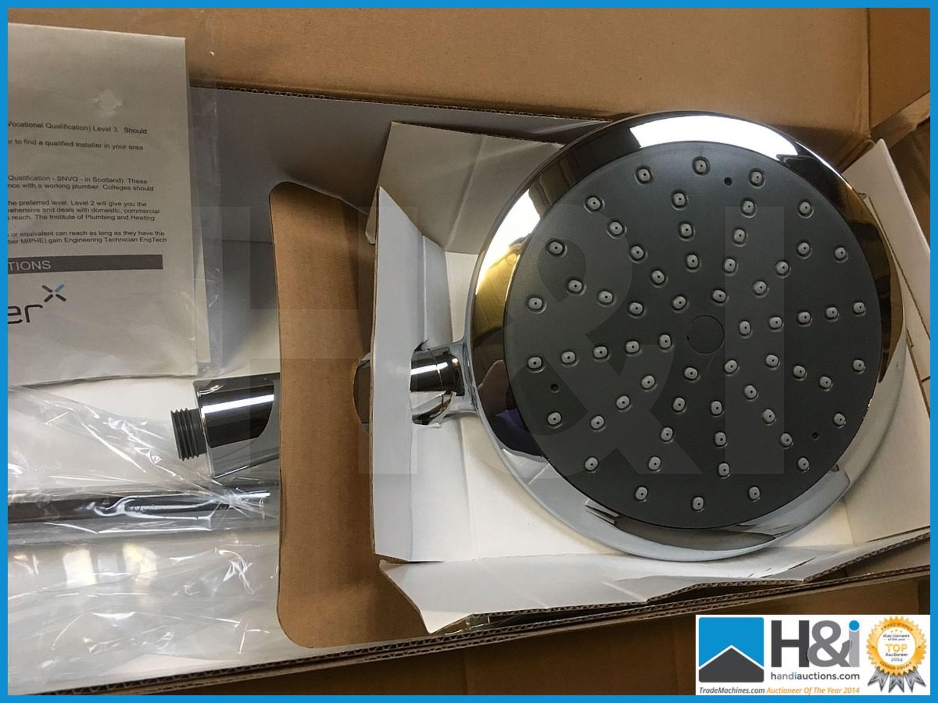 Stunning high quality designer Crosswater Intense wall mounted shower kit. New and Boxed. - Image 2 of 4