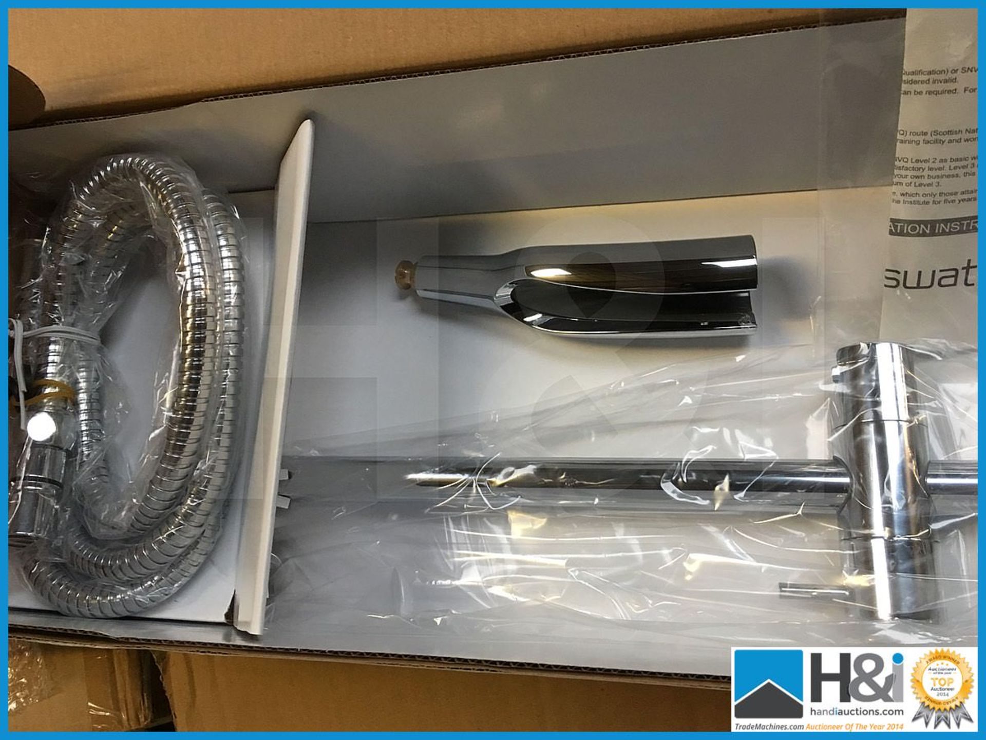 Stunning high quality designer Crosswater Intense wall mounted shower kit. New and Boxed. - Image 3 of 4