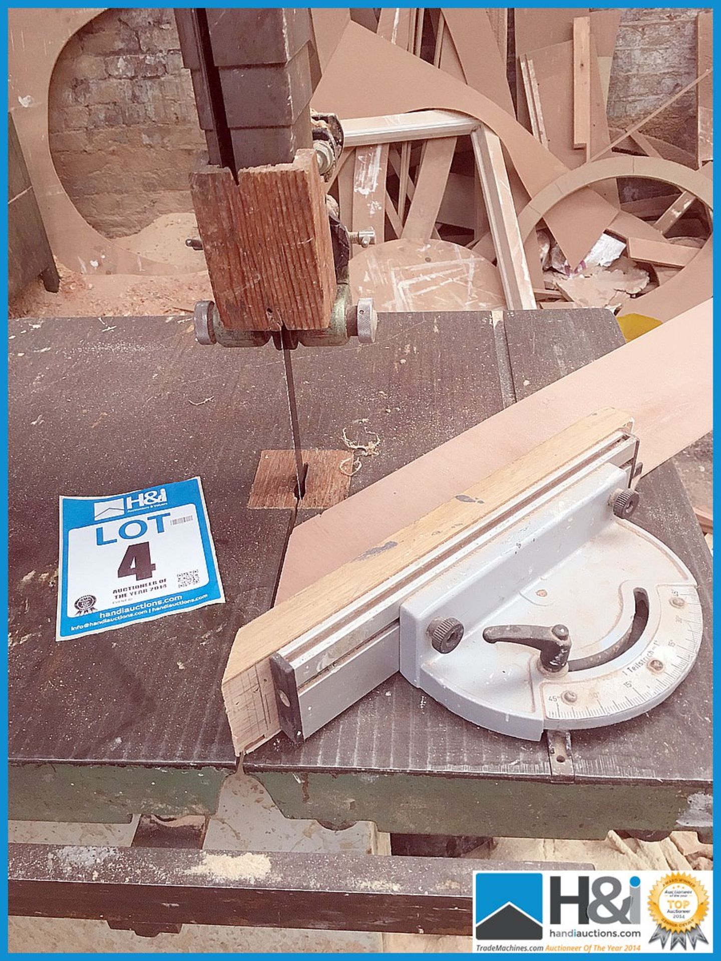 Centauro Bandsaw 3 phase 23| throat and appx 12" depth cut Appraisal: Used, good. Viewing - Image 8 of 8