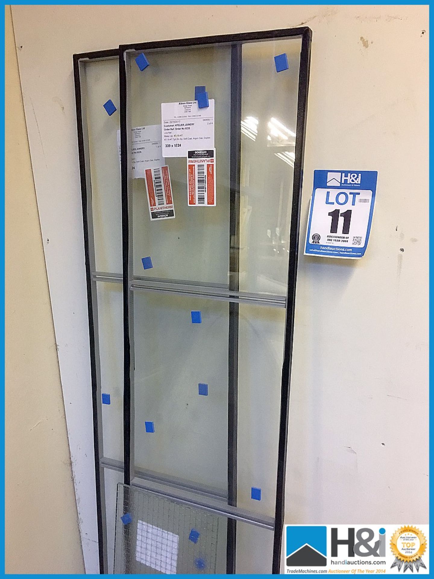 Selection of double glazed units Appraisal: Unused. Viewing essential Serial No: NA Location,