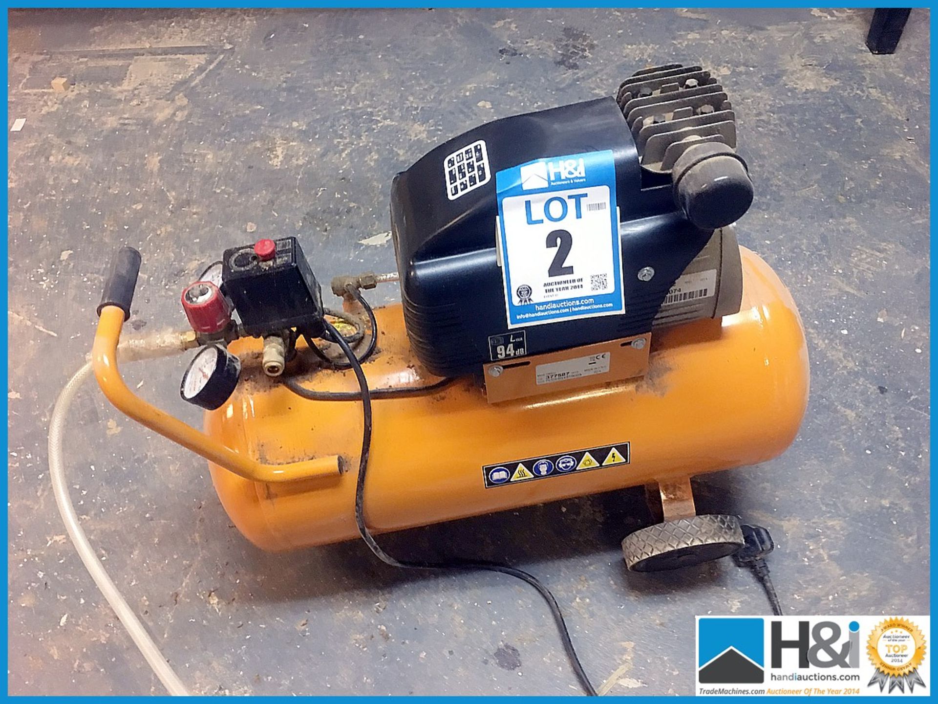 Bostich 240v compressor Appraisal: Untested. Viewing essential Serial No: NA Location, Contact, - Image 2 of 4