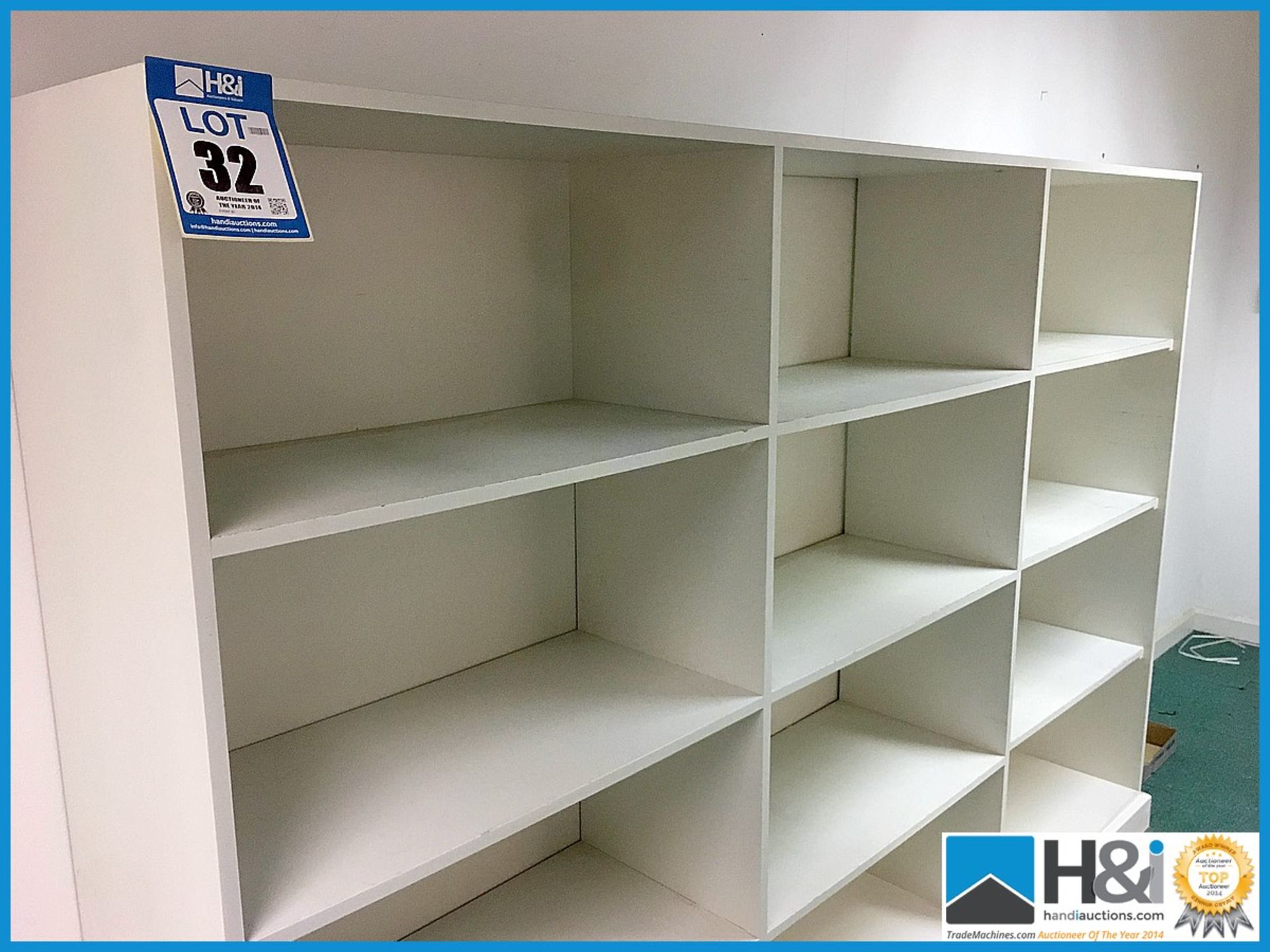 Large wall storage unit 2440mm X 400mm Appraisal: Used, good. Viewing essential Serial No: NA - Image 3 of 3