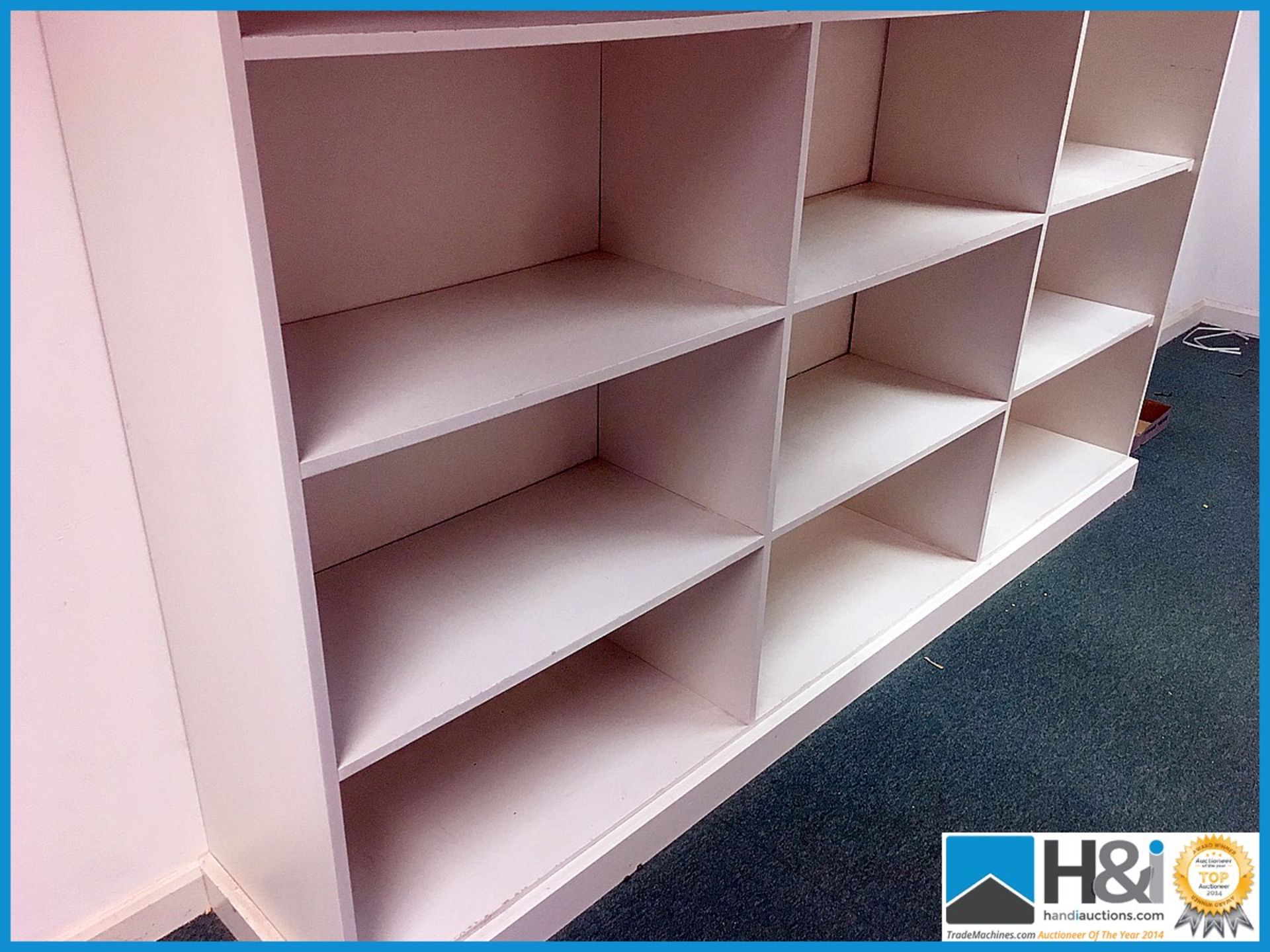 Large wall storage unit 2440mm X 400mm Appraisal: Used, good. Viewing essential Serial No: NA - Image 2 of 3