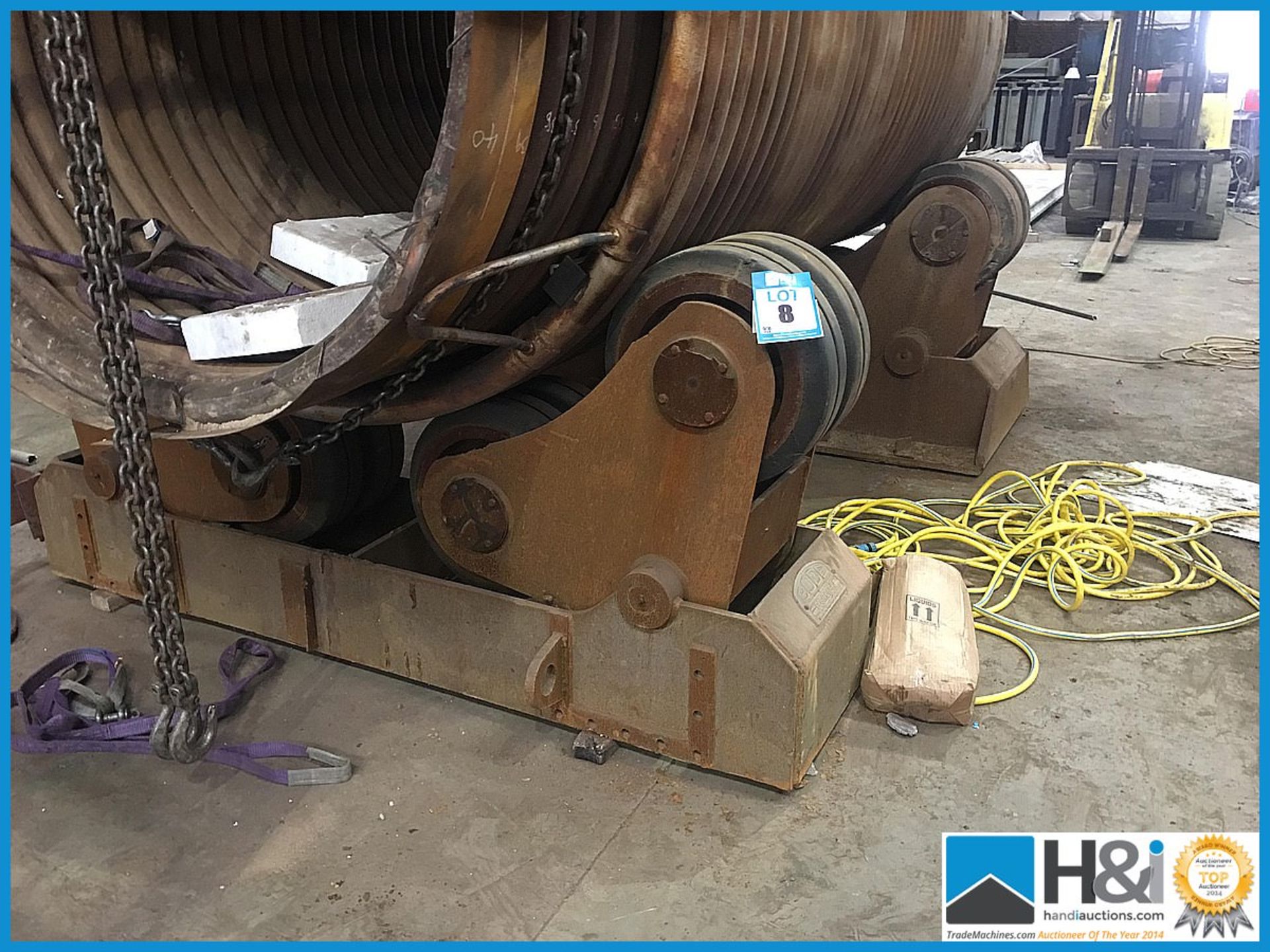 3 x Bode workpeice rotator wheel sets in excellent working order Note workpeice not included A